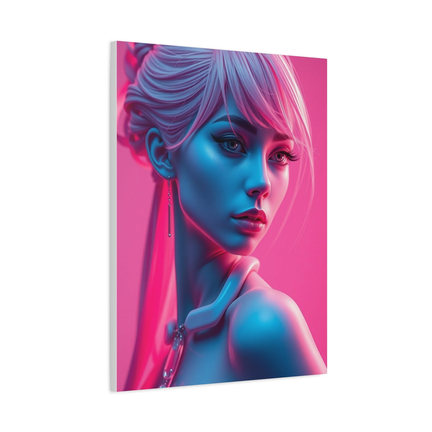 Rose Gold Illumination Canvas Wall Art & Canvas Print