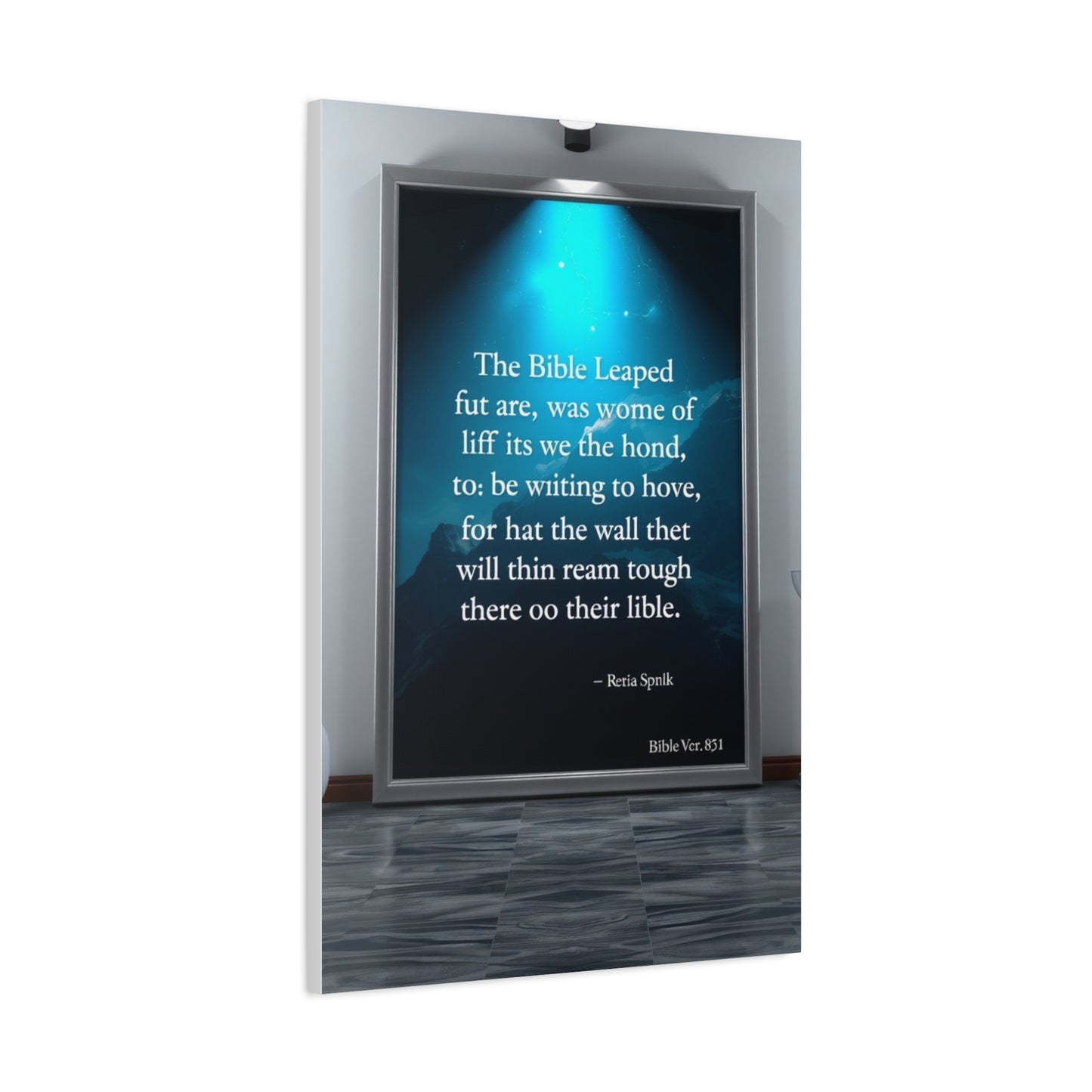 Masterpiece Bible Verse Art Vision Wall Art & Canvas Print