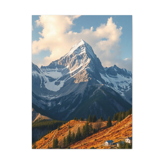 Luminous Mountain Reflections Wall Art & Canvas Print