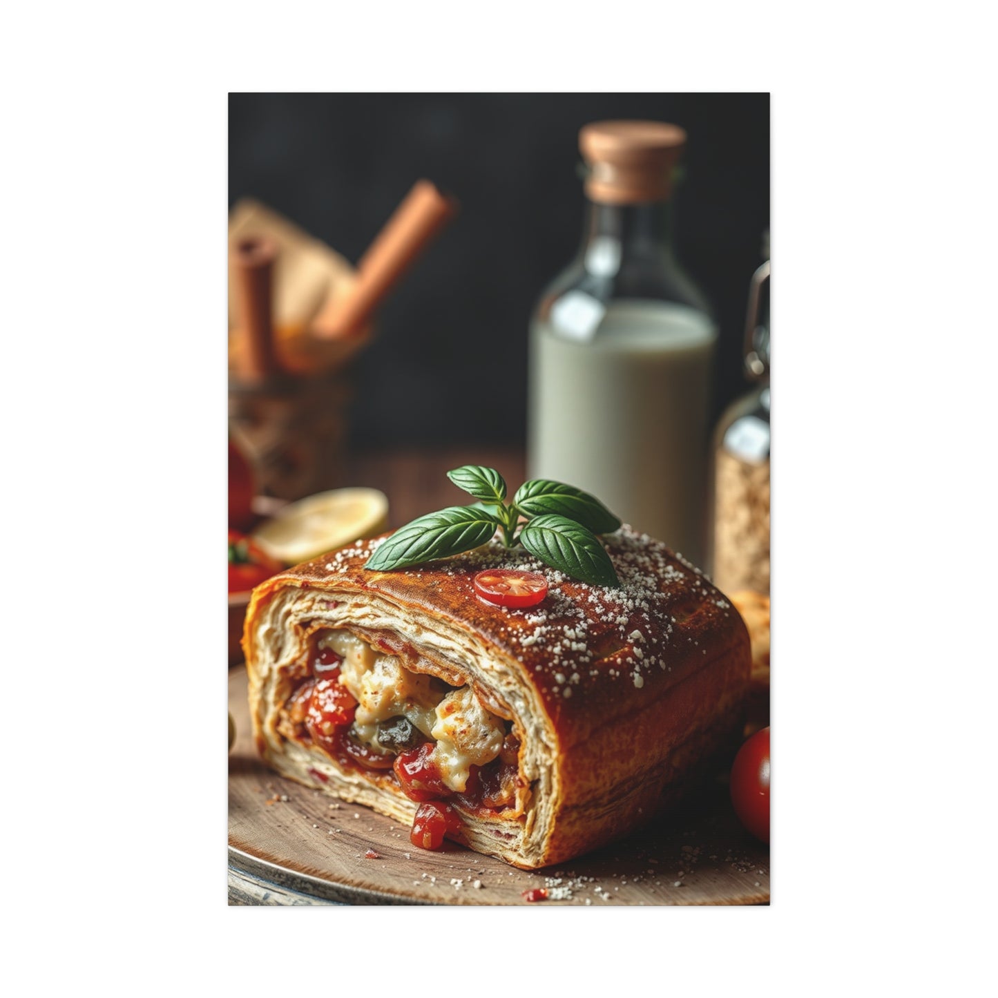 Vision Italian Food Art Art Wall Art & Canvas Print