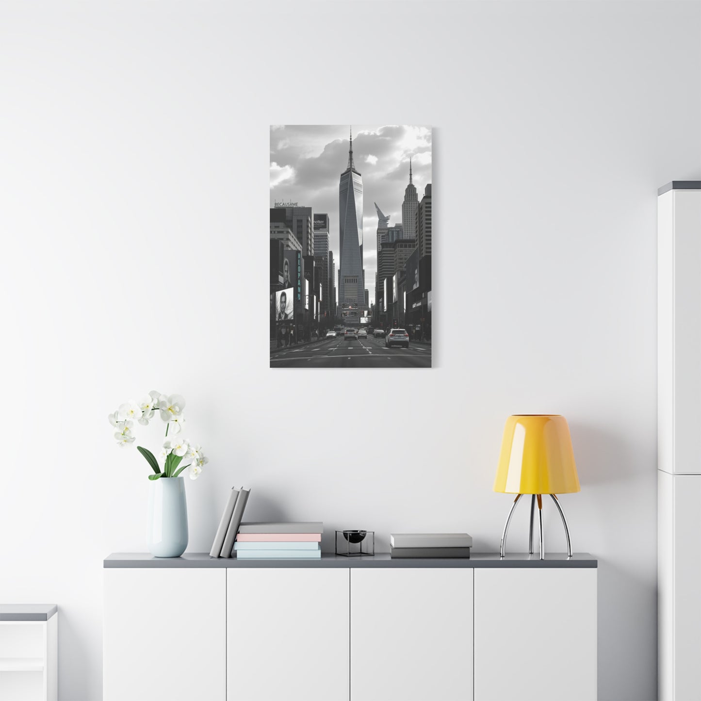 Supreme Black & White Cityscapes Art Collection Wall Art & Canvas Print