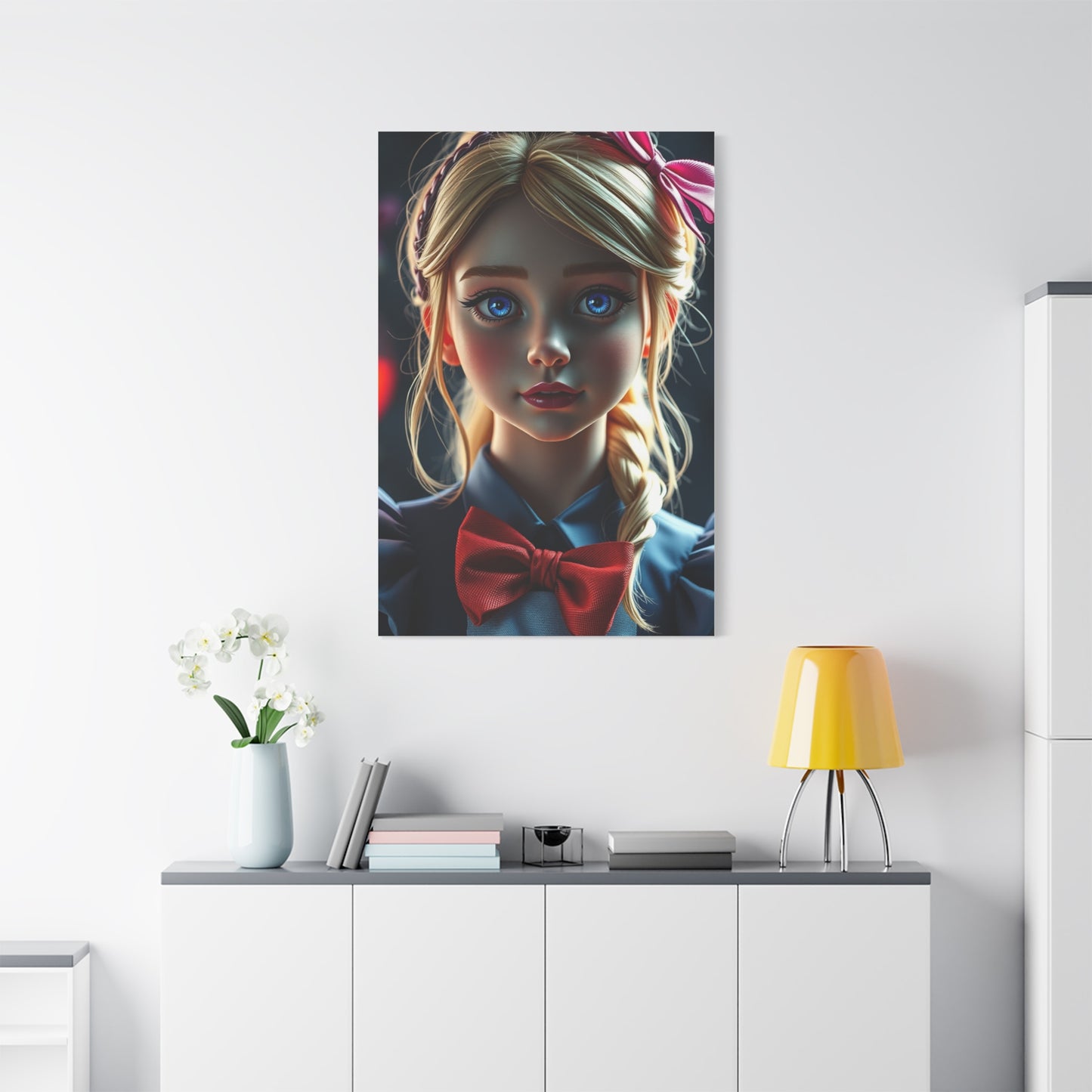 Alice In Wonderland Characters Art Supreme Canvas Wall Art & Canvas Print
