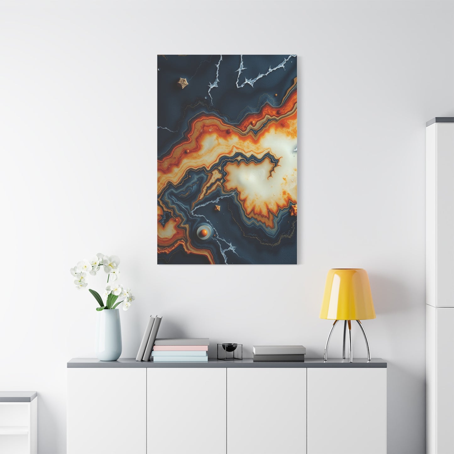 Charcoal, Onyx, and Ivory Art Supreme Gallery Wall Art & Canvas Print