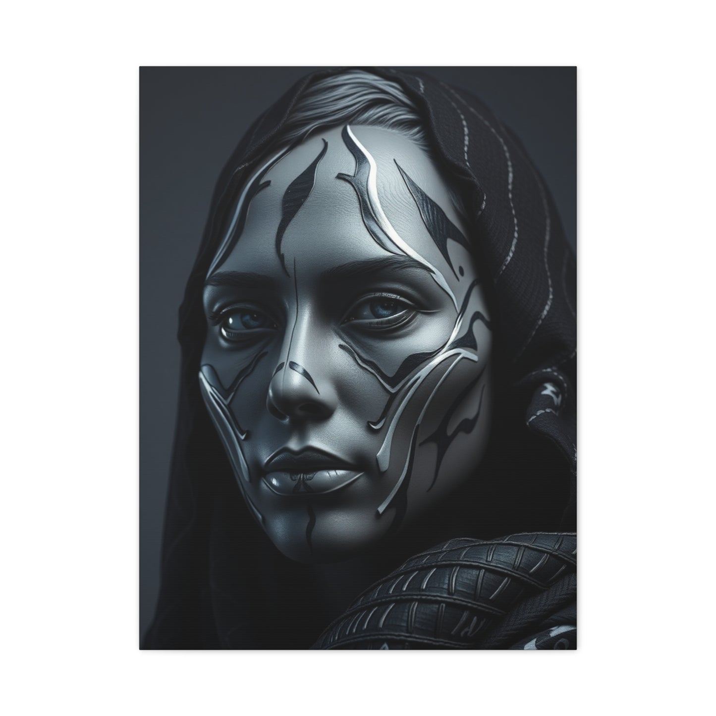 Charcoal, Onyx, and Ivory Art Refined Canvas Wall Art & Canvas Print