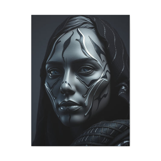 Charcoal, Onyx, and Ivory Art Refined Canvas Wall Art & Canvas Print