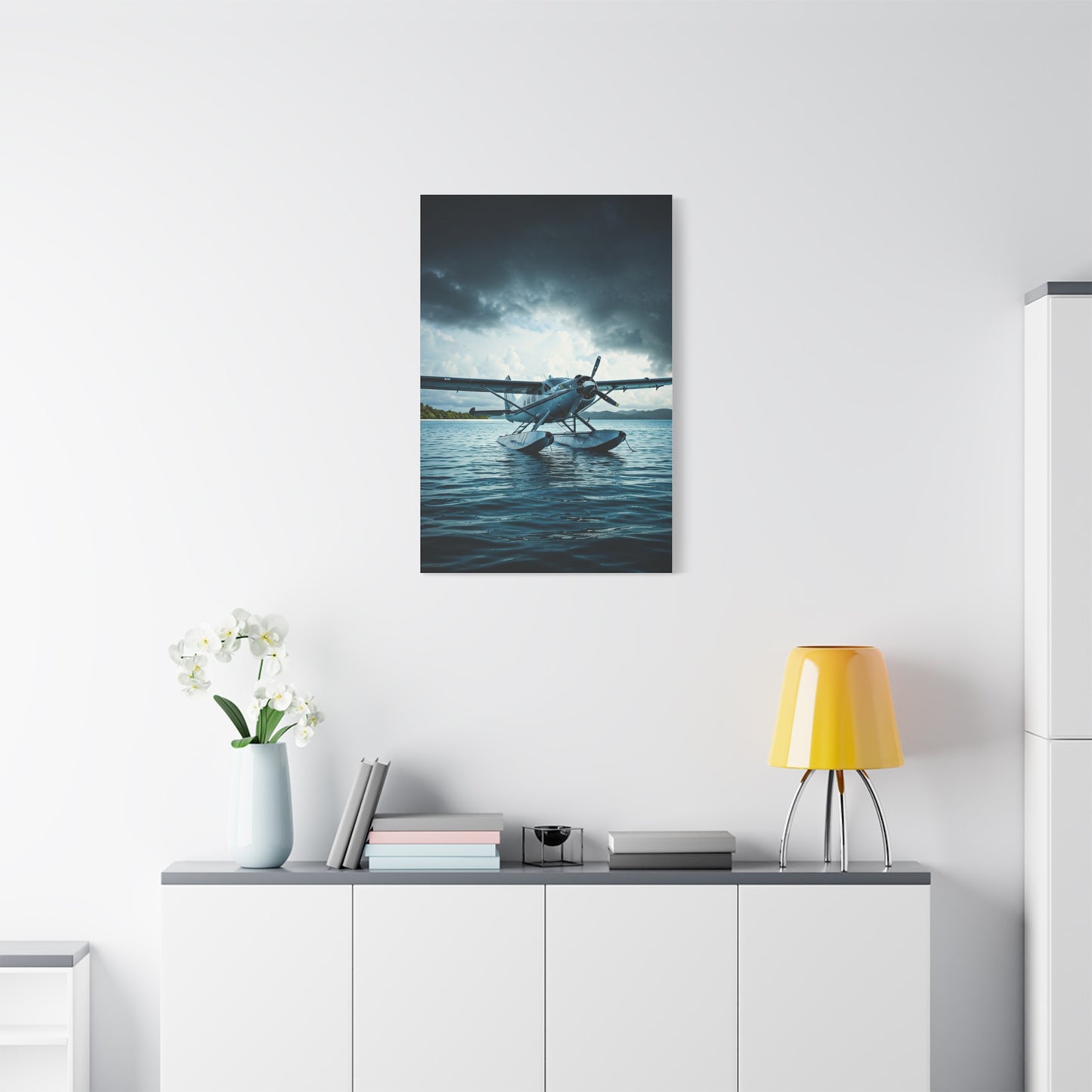 Seaplane Landing on Calm Waters Wall Art & Canvas Prints