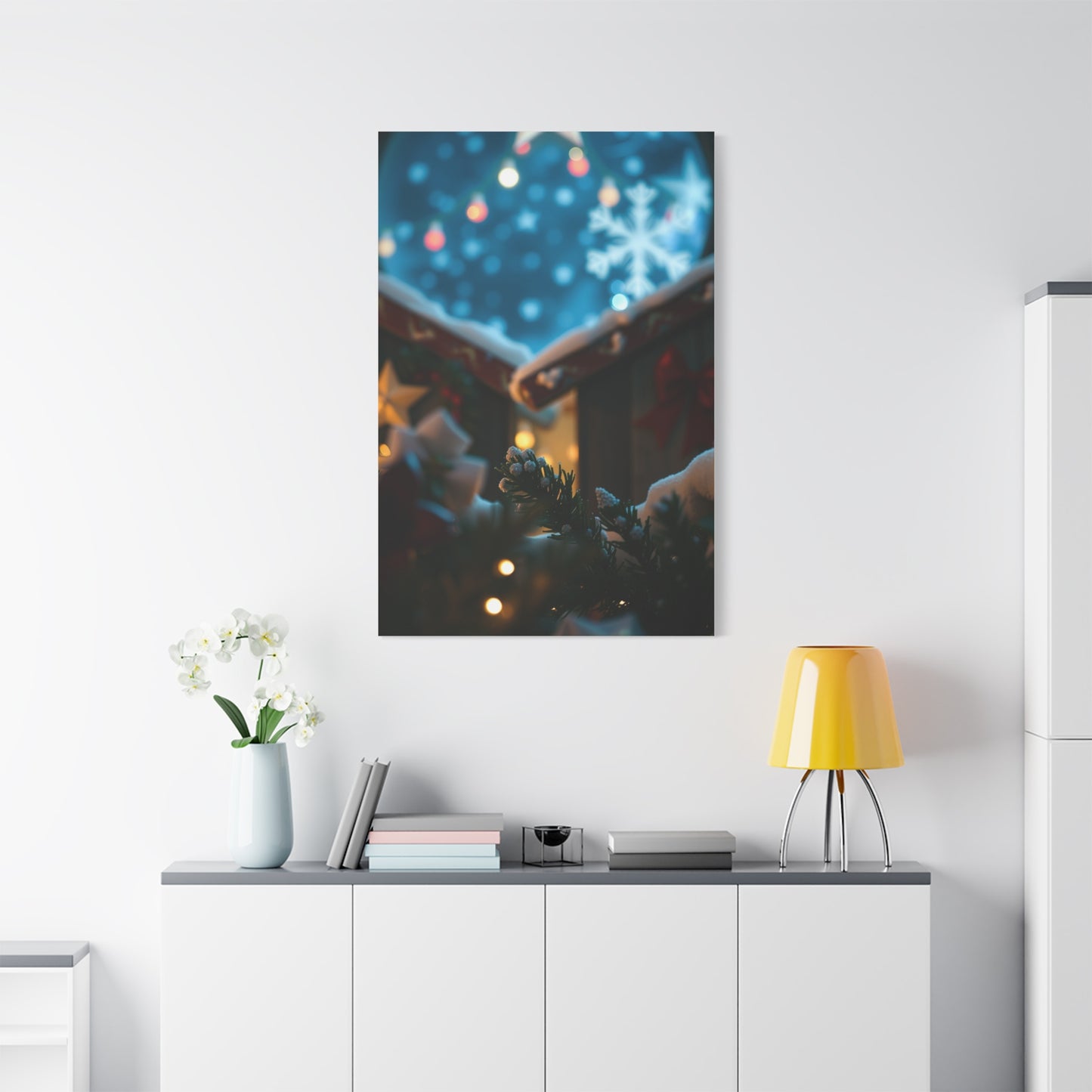 Enchanted Christmas Scene Wall Art & Canvas Print