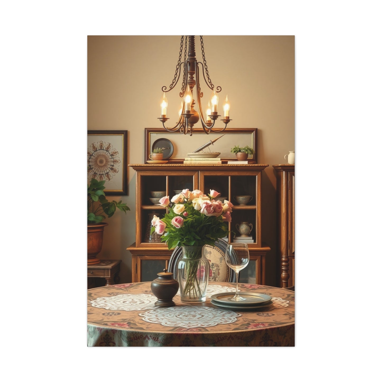 French Country Decor Art Luxury Canvas Wall Art & Canvas Print