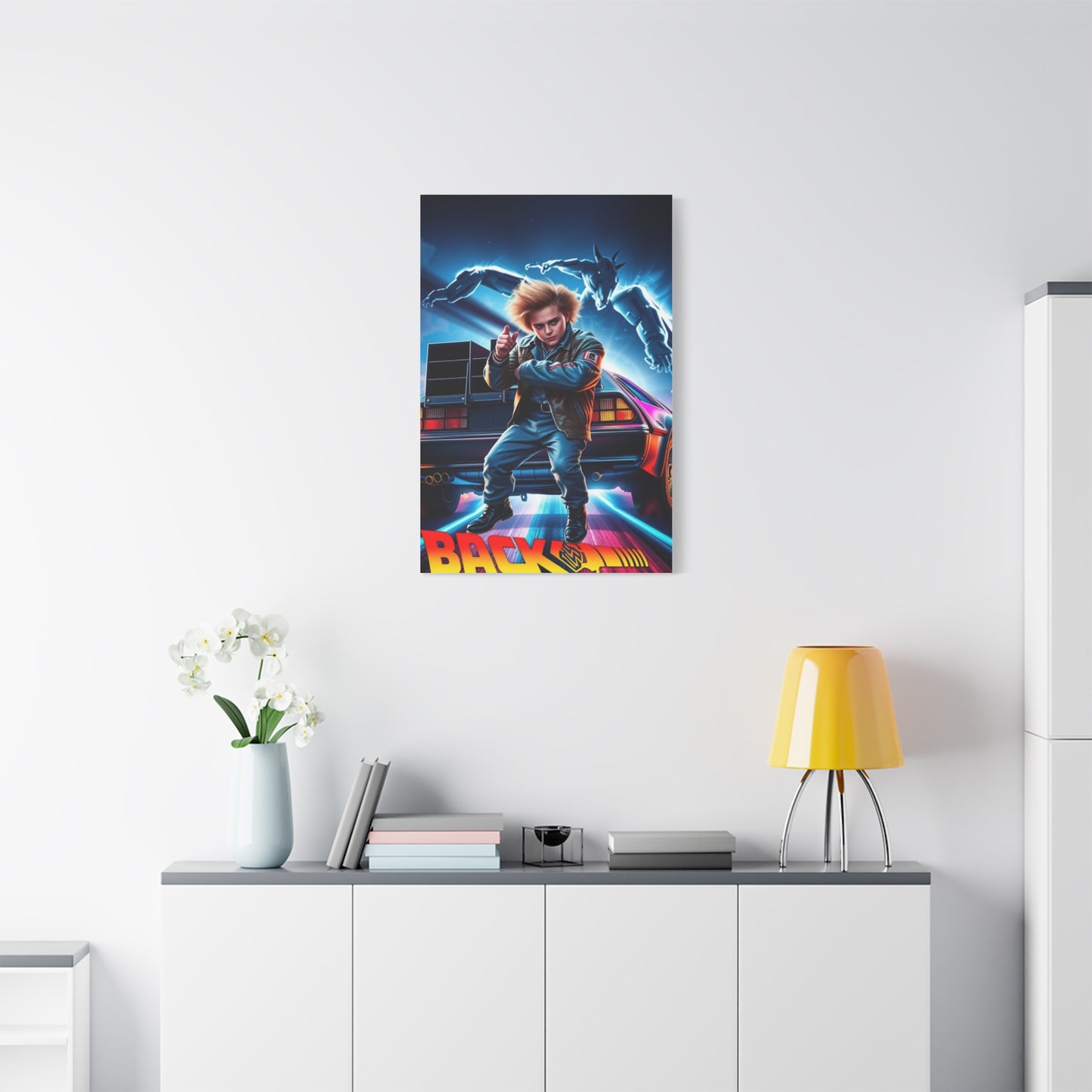 Masterpiece Back to the Future Art Vision Wall Art & Canvas Print