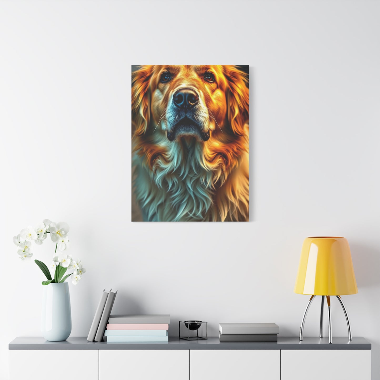 Vision Golden Retriever Art Art Wall Art & Canvas Print