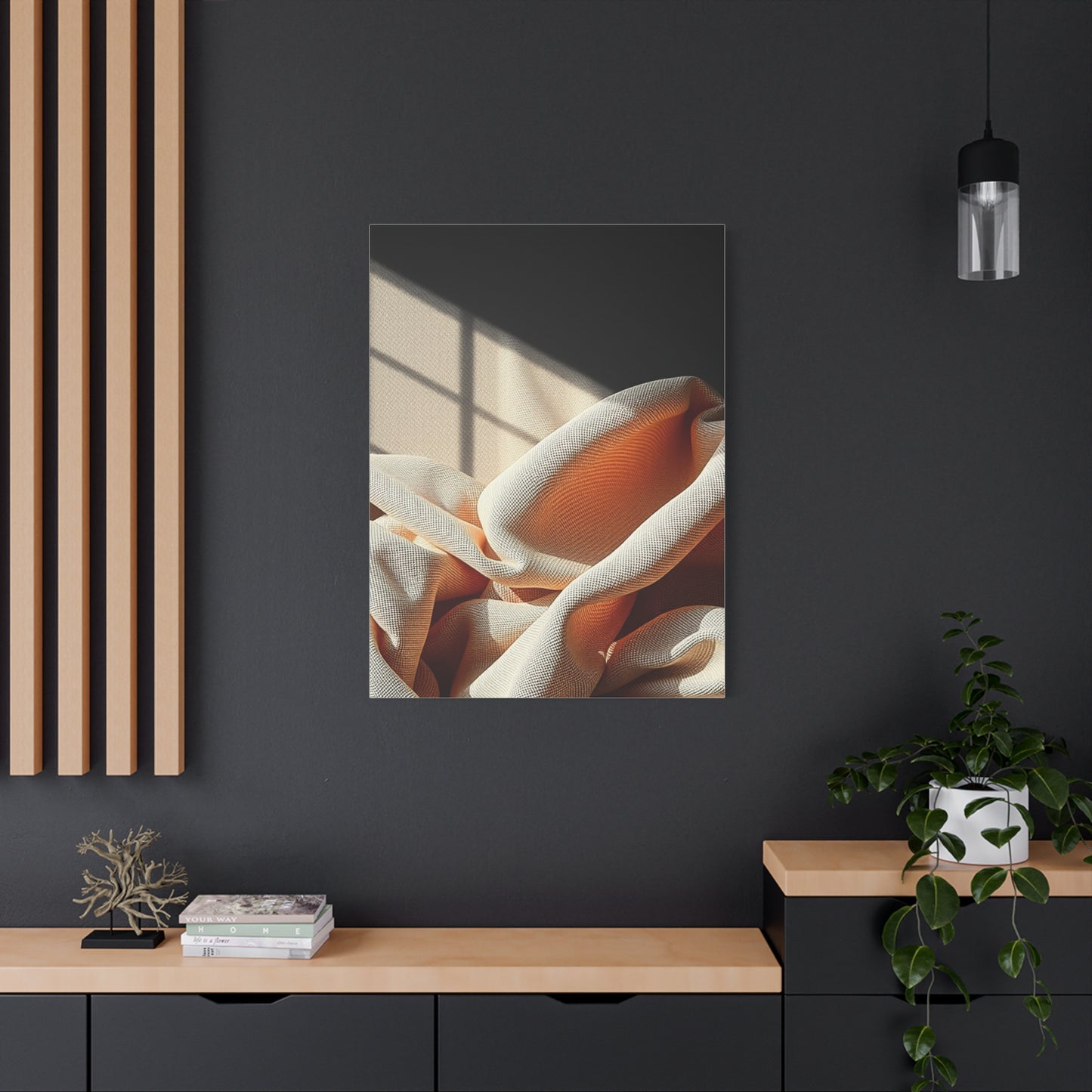 Masterpiece Taupe, Linen, and Gray Art Vision Wall Art & Canvas Print