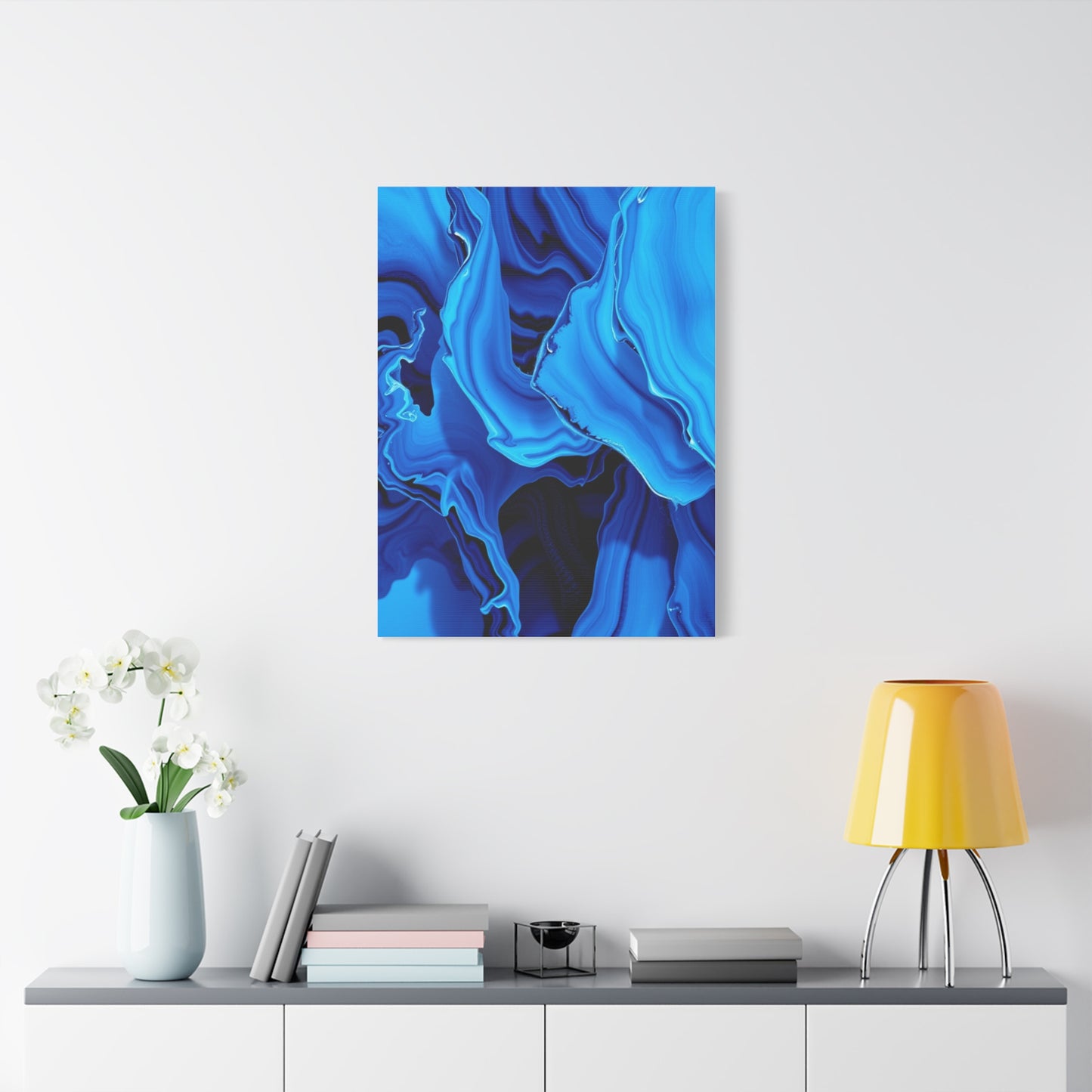 Blue Abstract Art Supreme Gallery Wall Art & Canvas Print