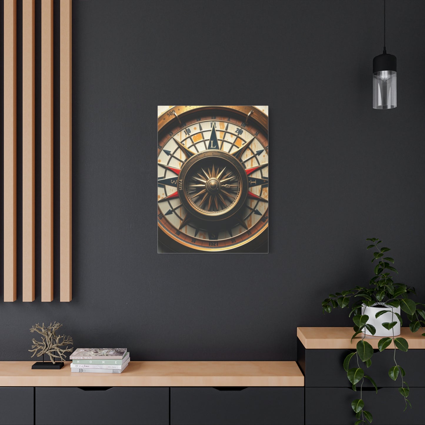 Masterpiece Compass Art Vision Wall Art & Canvas Print