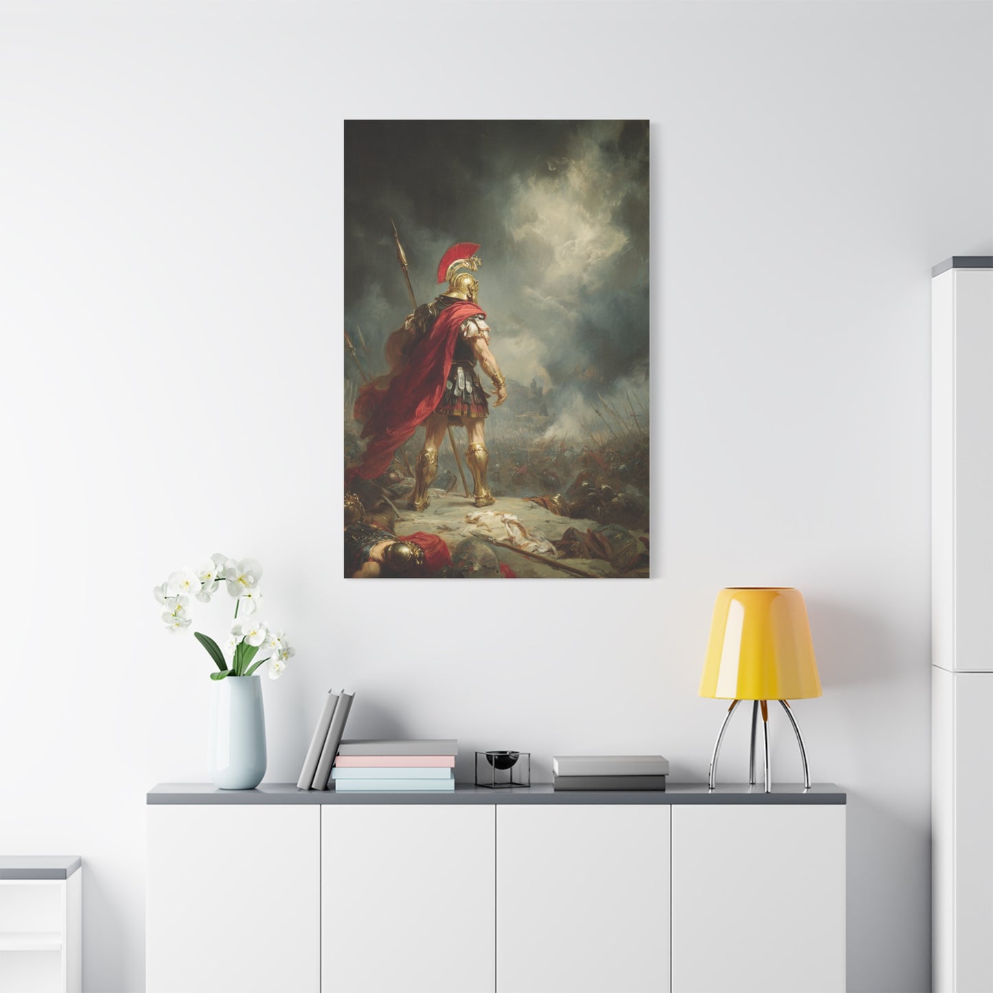 Mars Roman God Of War Battlefield Vision Wall Art & Canvas Print