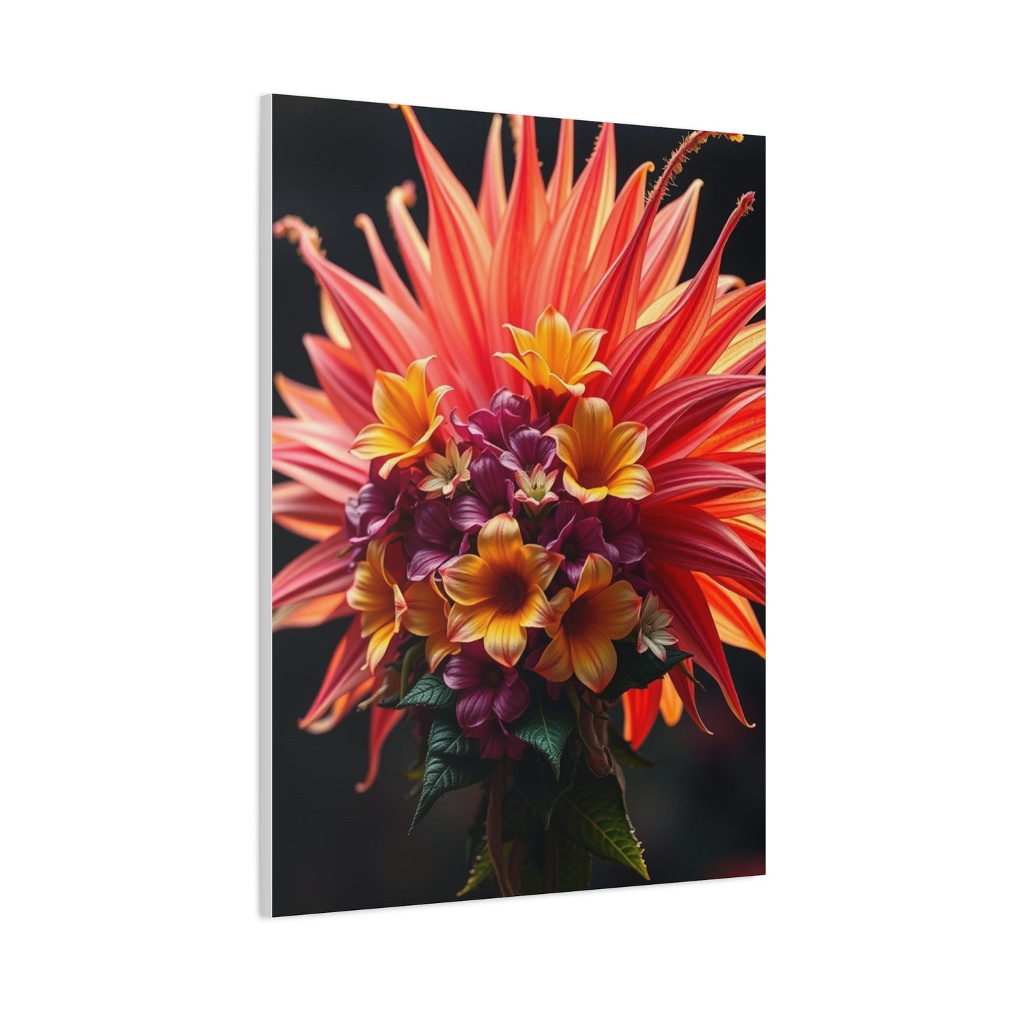 Radiant Blooming Facade Wall Art & Canvas Print