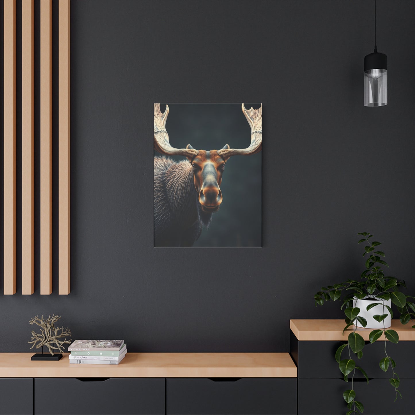 Moose Art Luxury Canvas Wall Art & Canvas Print