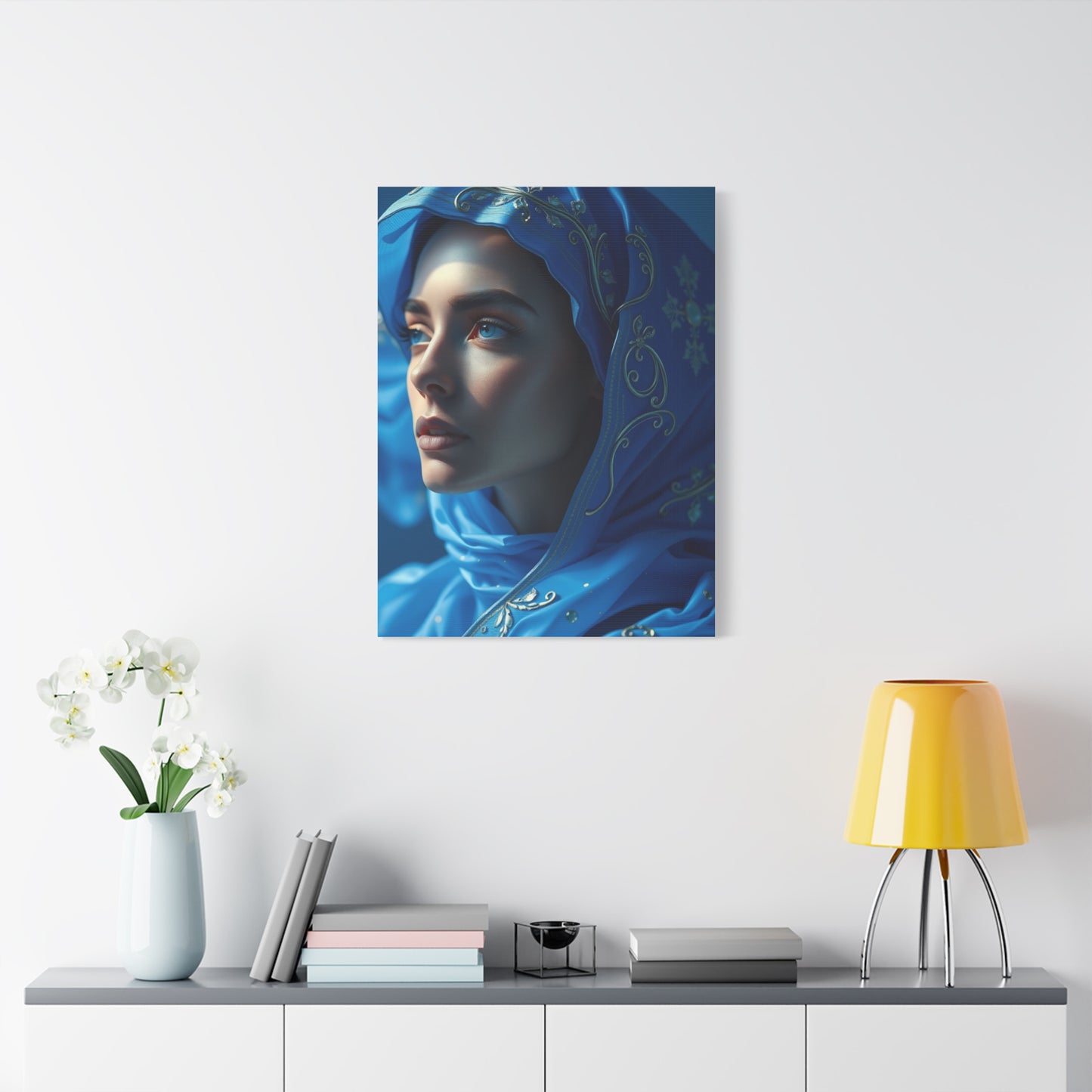 Elite Blue & Gold Art Vision Wall Art & Canvas Print