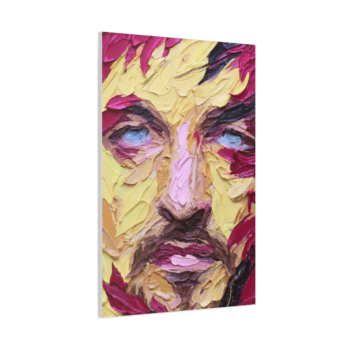 Impasto Expressionist Portrait Wall Art & Canvas Print