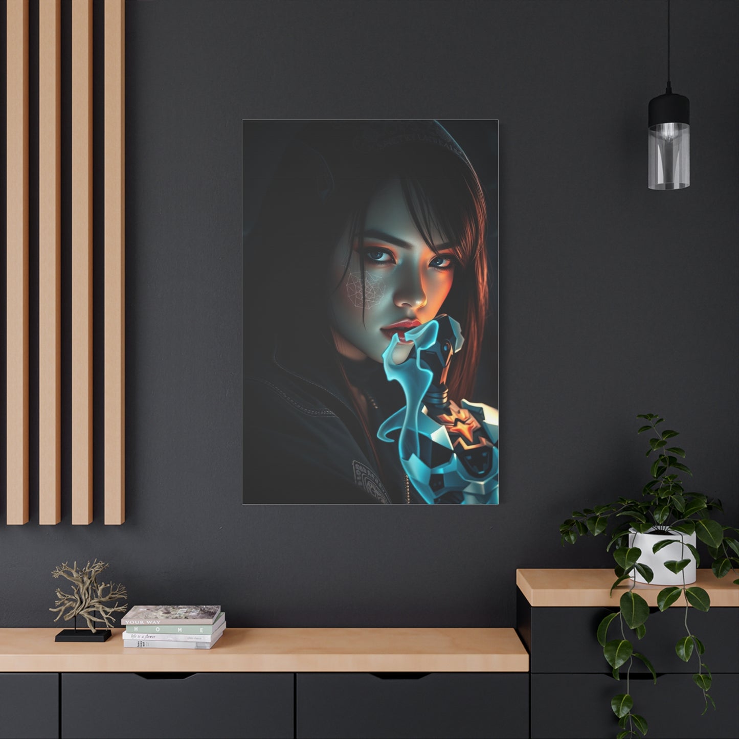 Charcoal Enchantment Art Wall Art & Canvas Print