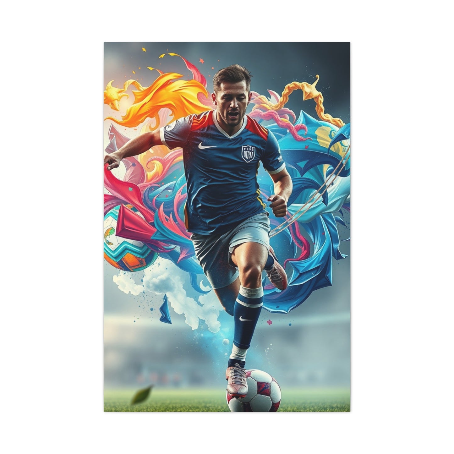 Soccer Art Refined Canvas Wall Art & Canvas Print