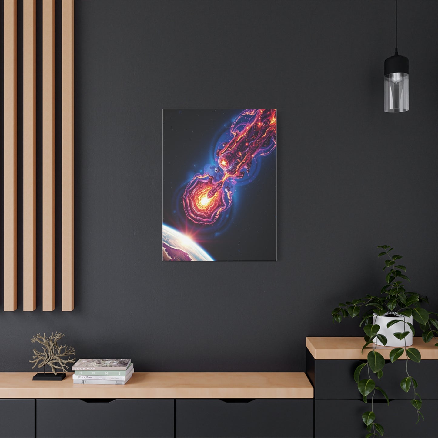 Stardust Symphony Canvas Wall Art & Canvas Print
