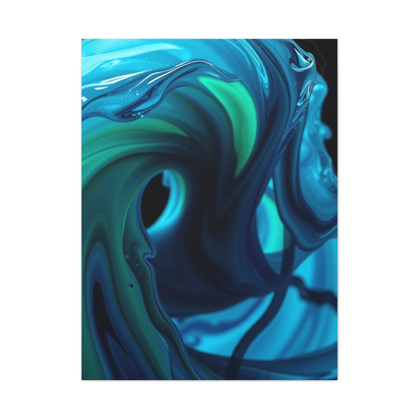 Blue & Green Art Refined Canvas Wall Art & Canvas Print