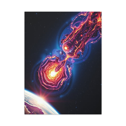 Stardust Symphony Canvas Wall Art & Canvas Print