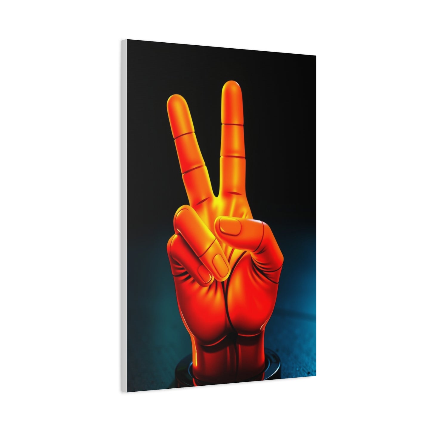 Elite Peace Sign Art Vision Wall Art & Canvas Print