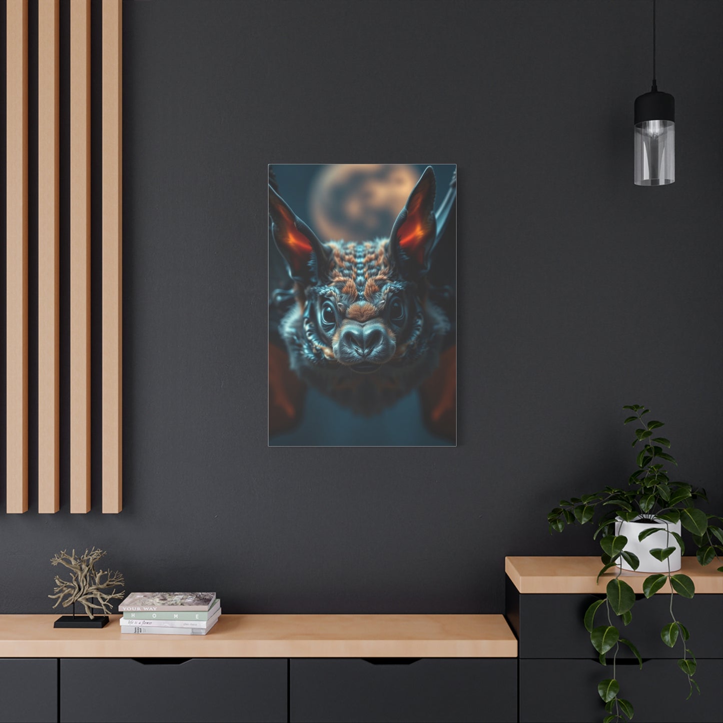 Masterpiece Bat Art Vision Wall Art & Canvas Print