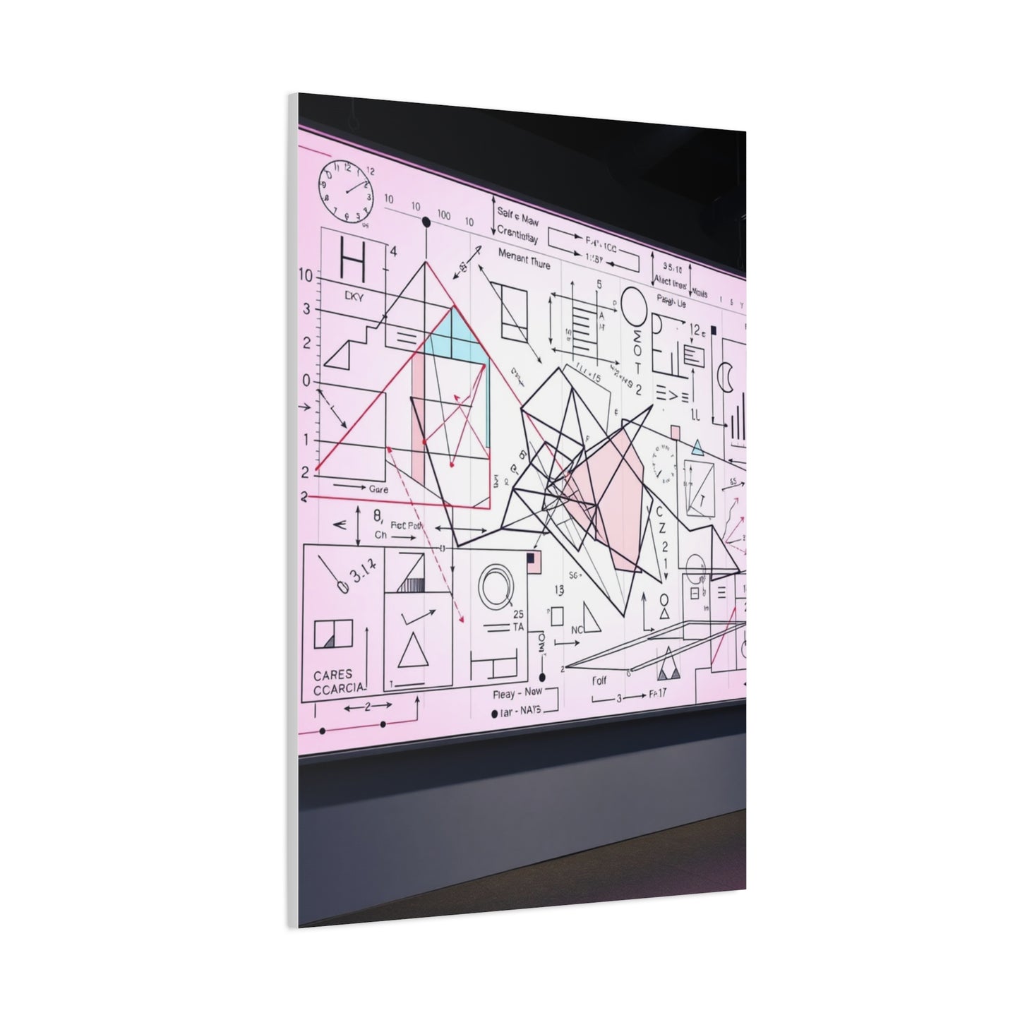 Modern Math Art for Creative Spaces Supreme Gallery Wall Art & Canvas Print