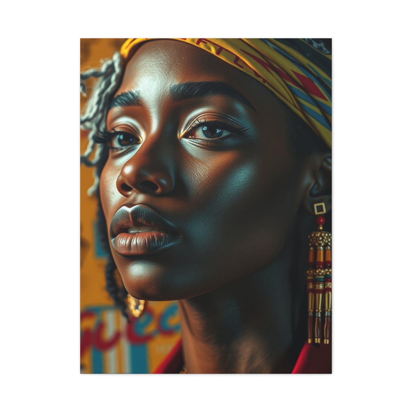 Empress of Basquiats Abstract Realm Wall Art & Canvas Print