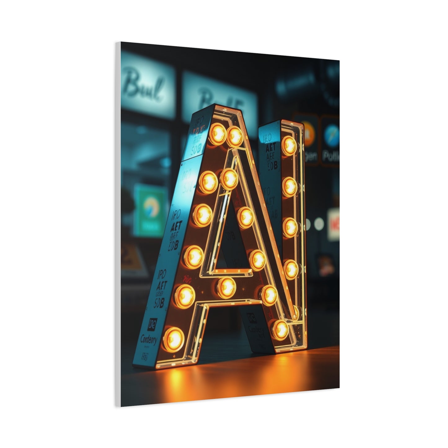 Masterpiece Alphabet & Letter Art Vision Wall Art & Canvas Print