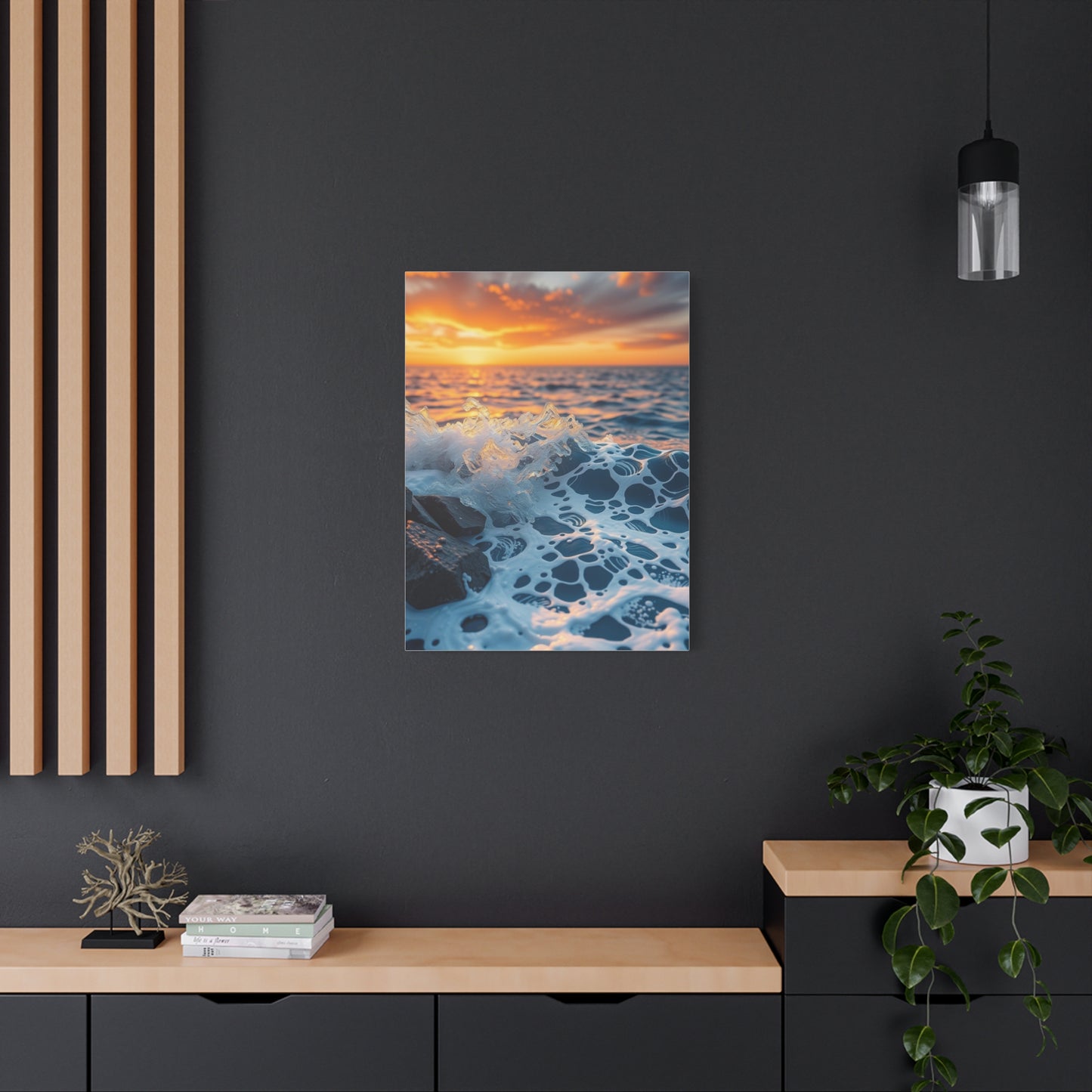 Celestial Tides Canvas wall art & canvas print