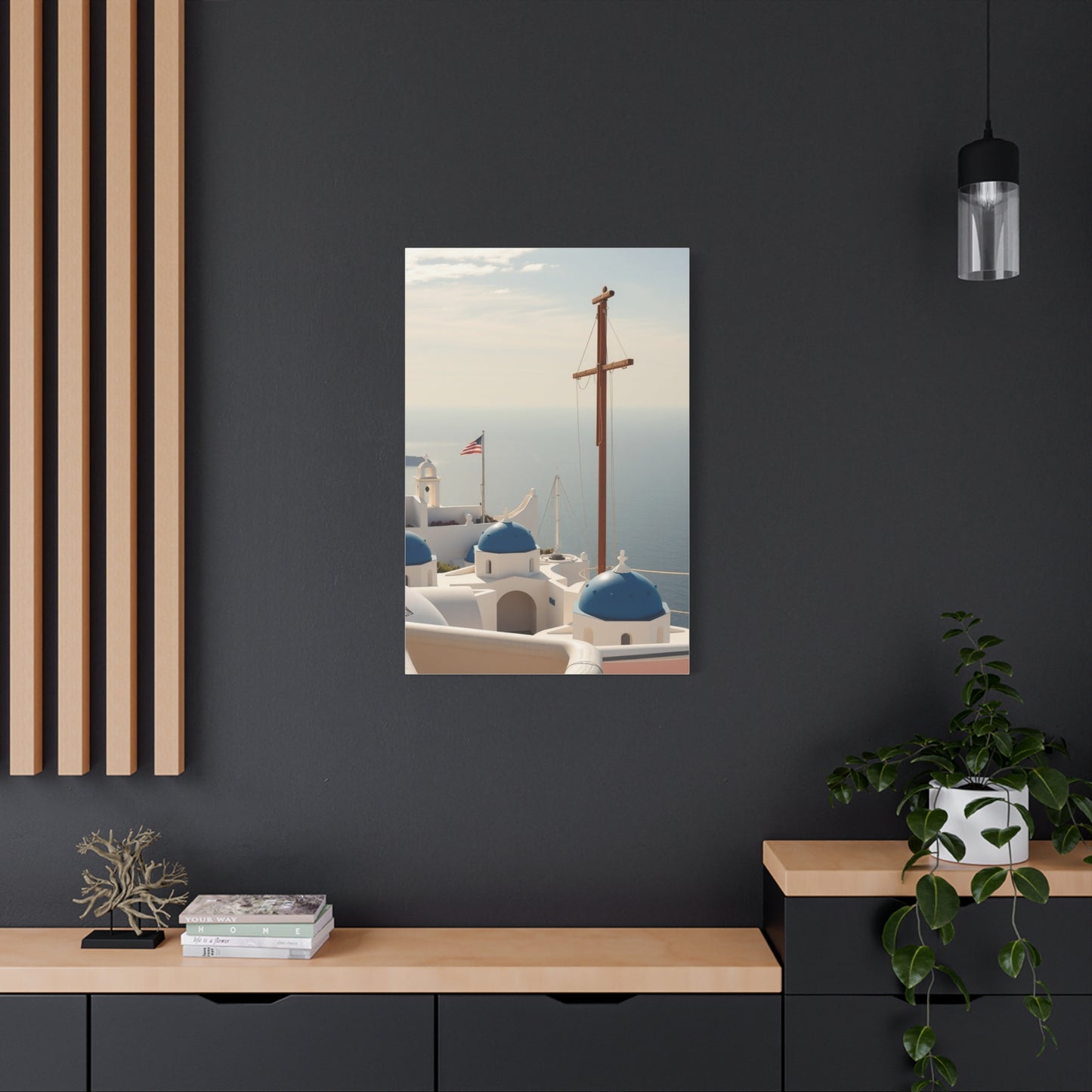 Vision Santorini Art Art Wall Art & Canvas Print