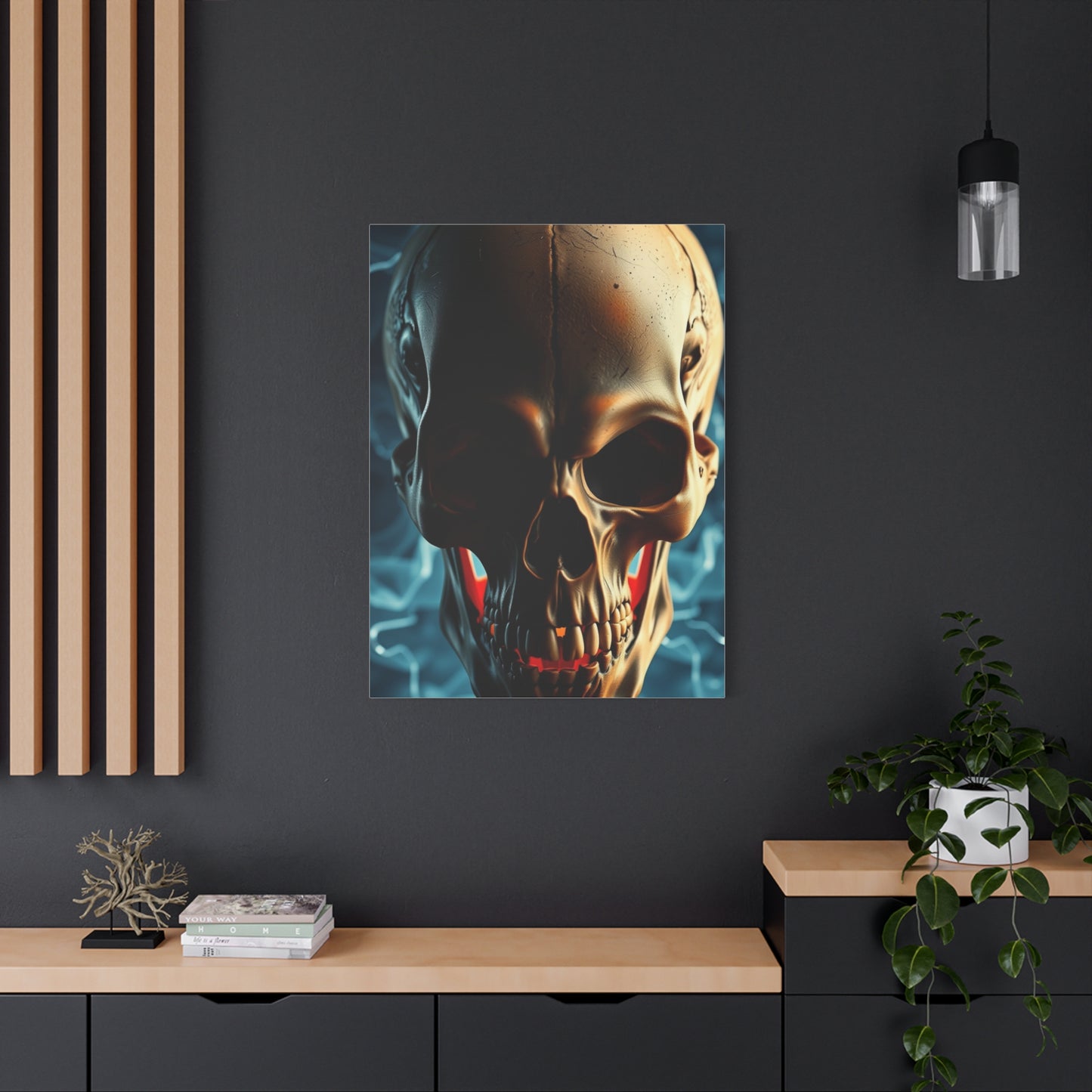 Decadent Skull Impression Wall Art & Canvas Print