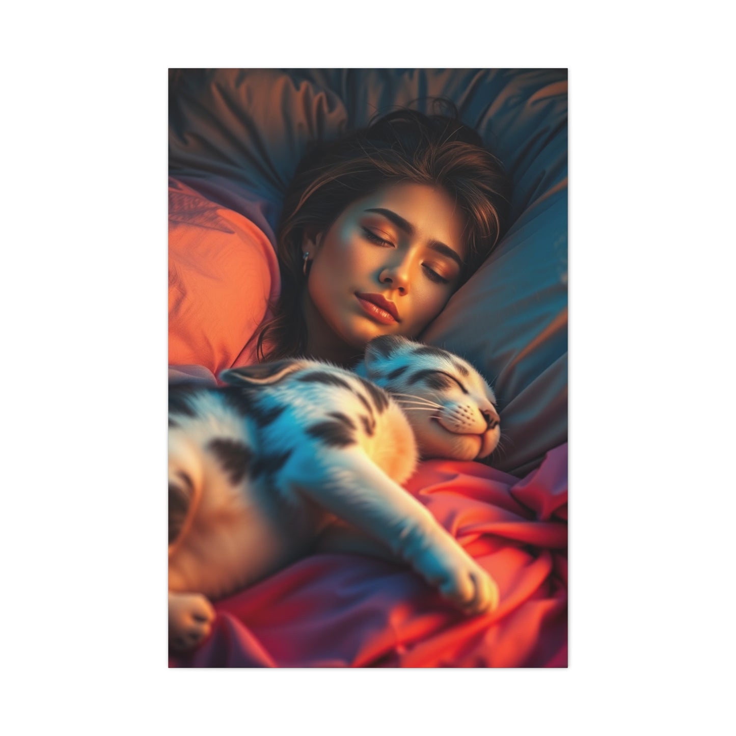 Masterpiece Sleeping & Napping Art Vision Wall Art & Canvas Print