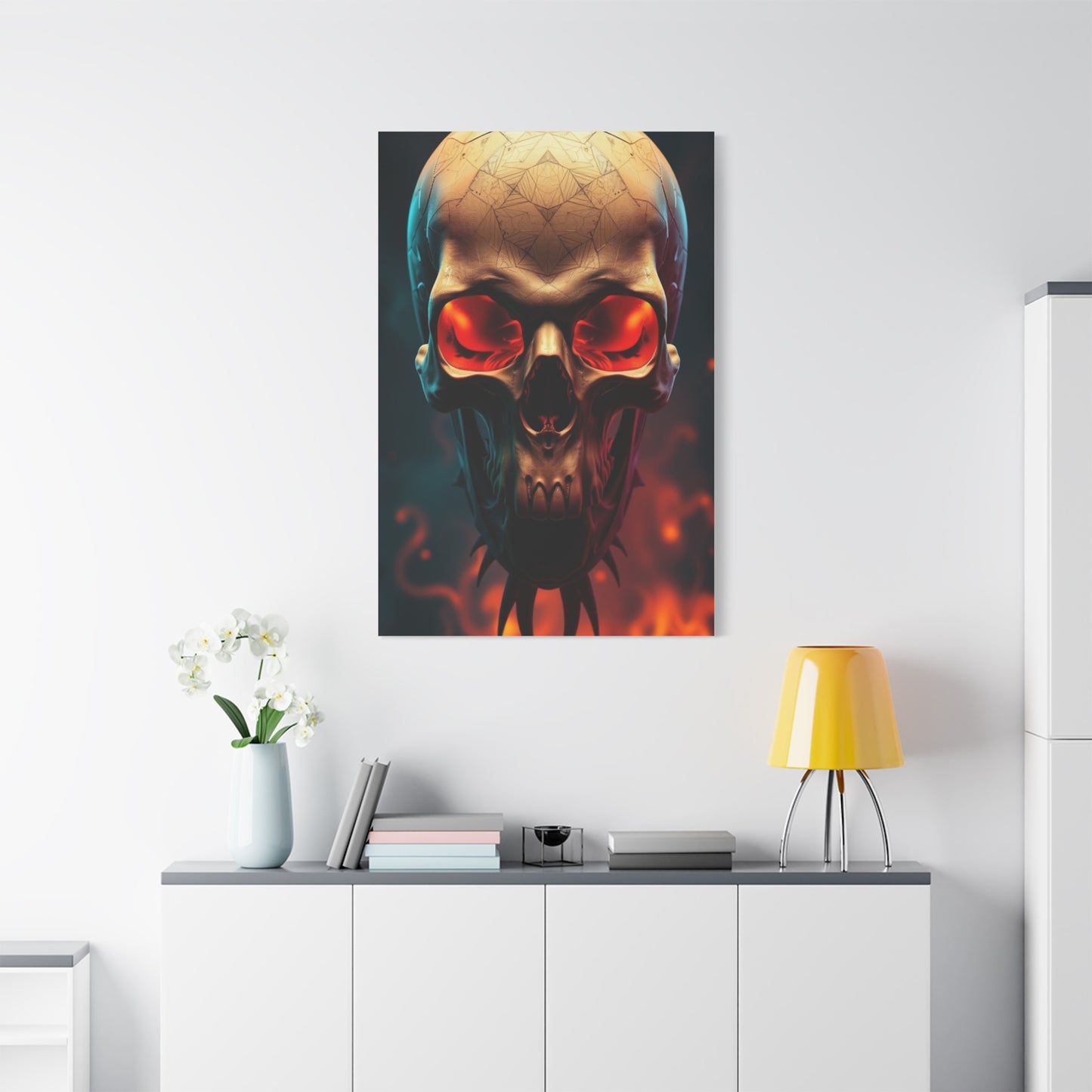 Opulent Skull Aesthetics Wall Art & Canvas Print