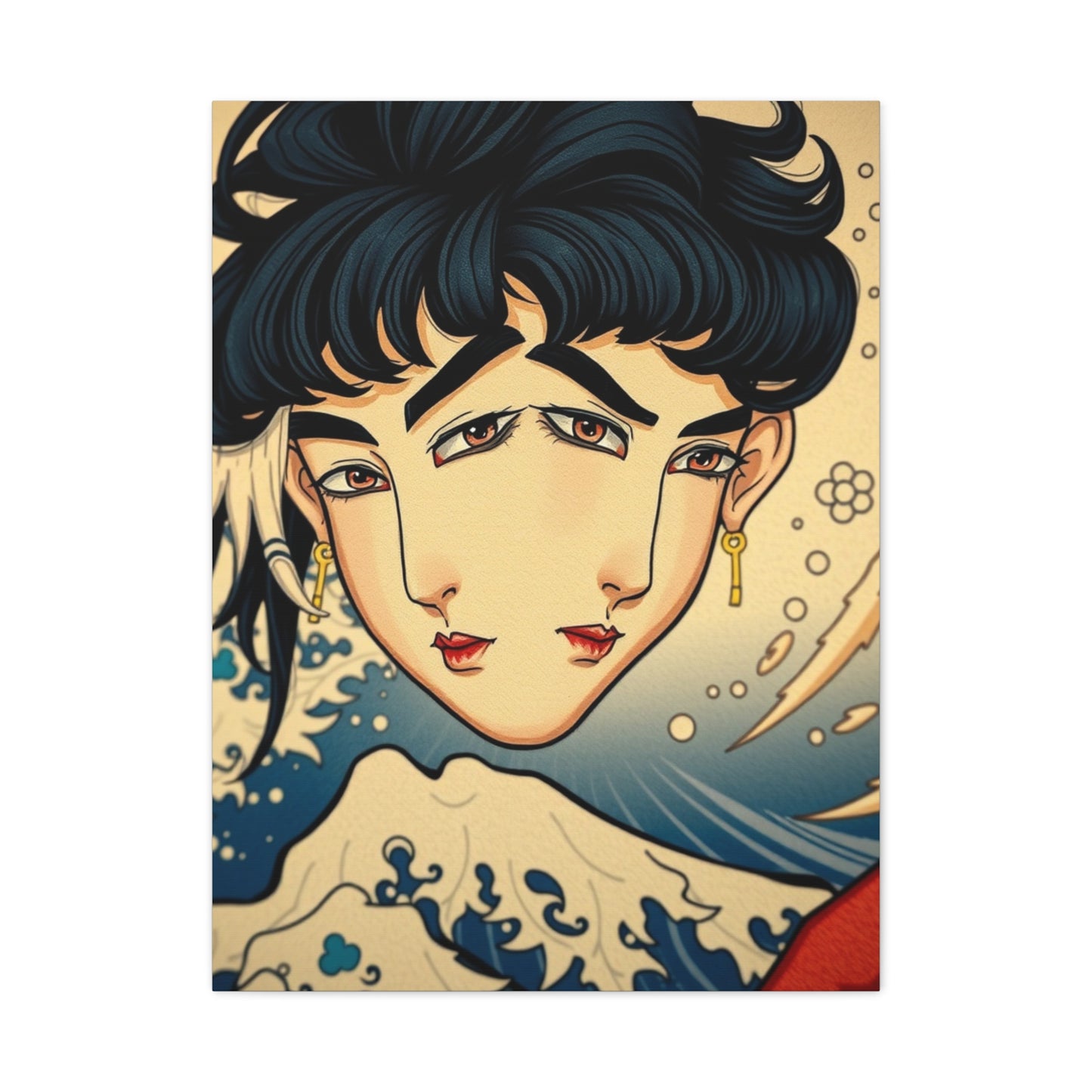 Celestial Ukiyo-e Masterpiece Wall Art & Canvas Print