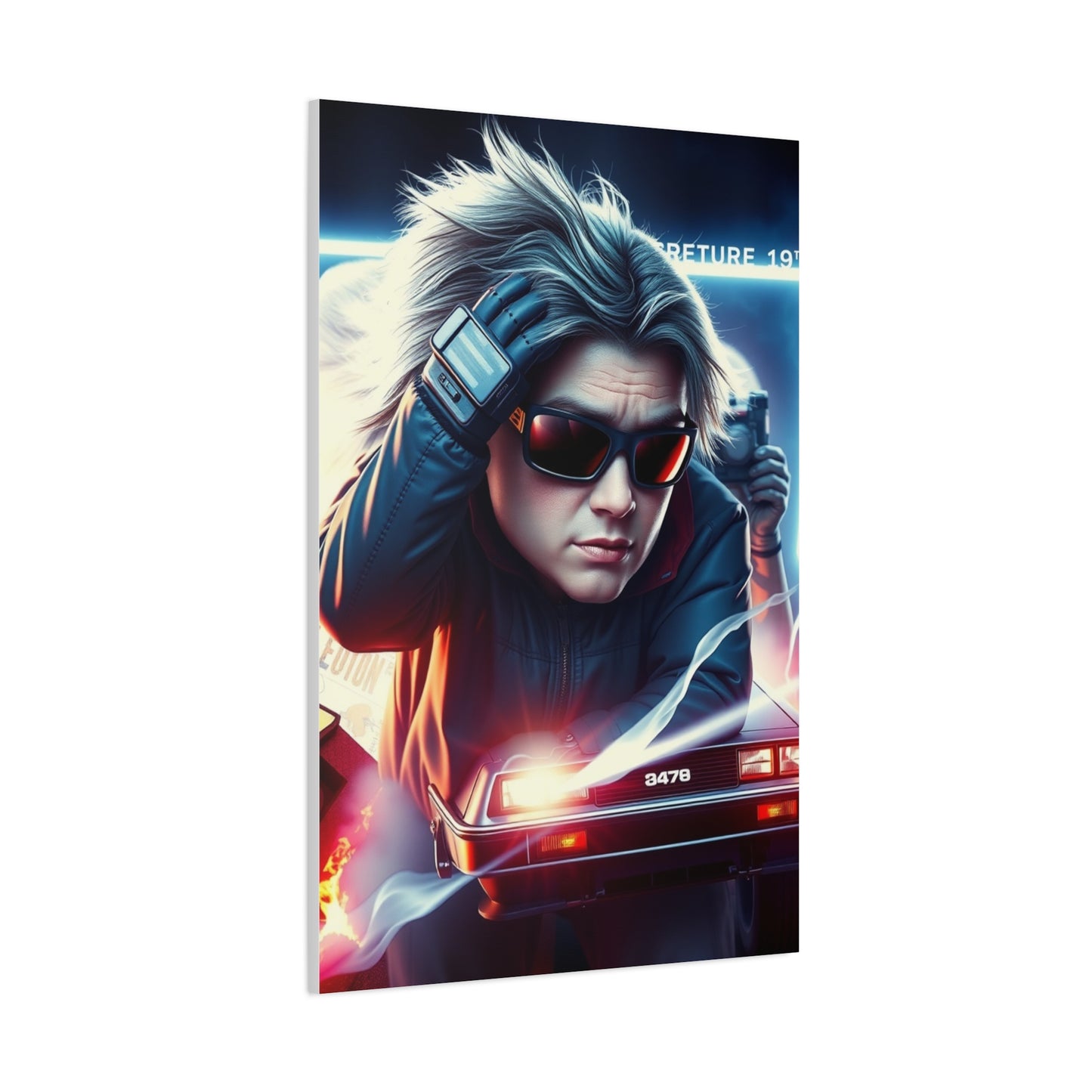 Vision Back to the Future Art Art Wall Art & Canvas Print