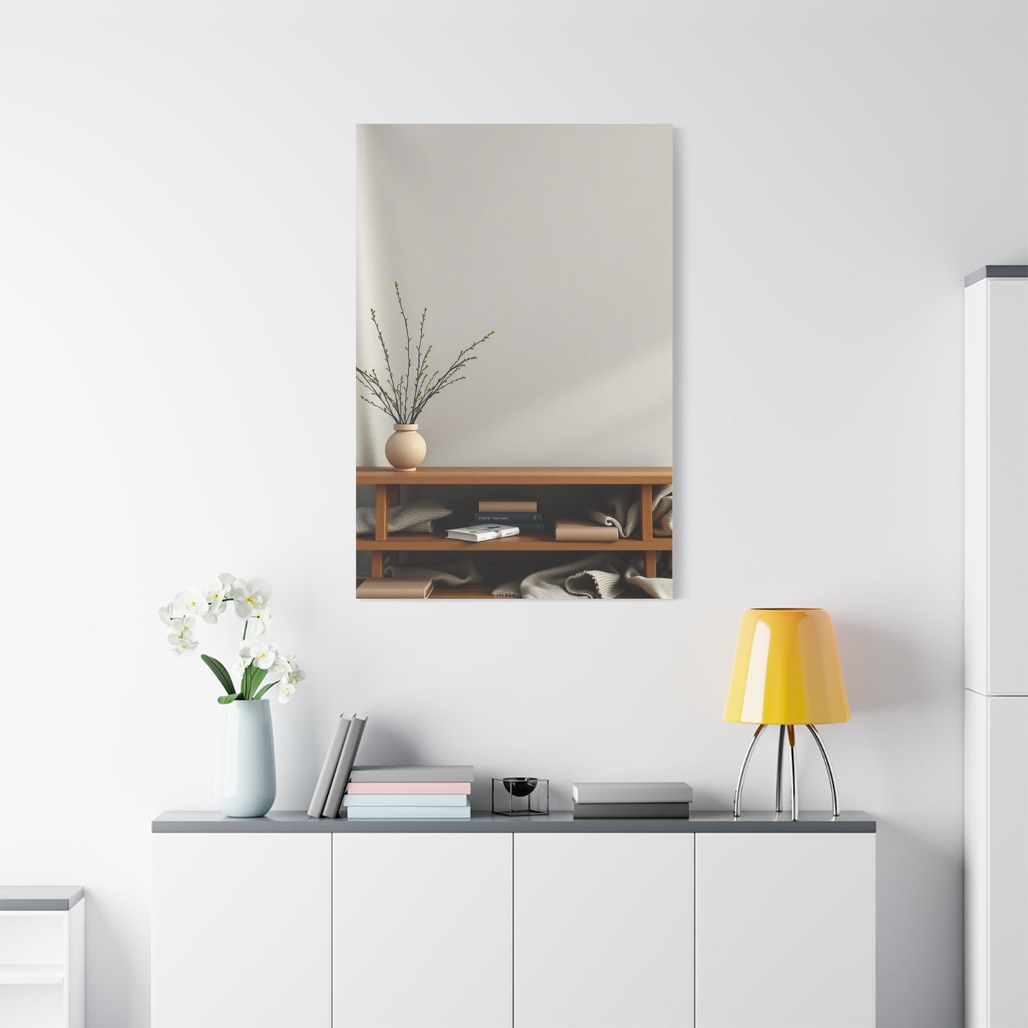 Elite Taupe, Linen, and Gray Art Vision Wall Art & Canvas Print