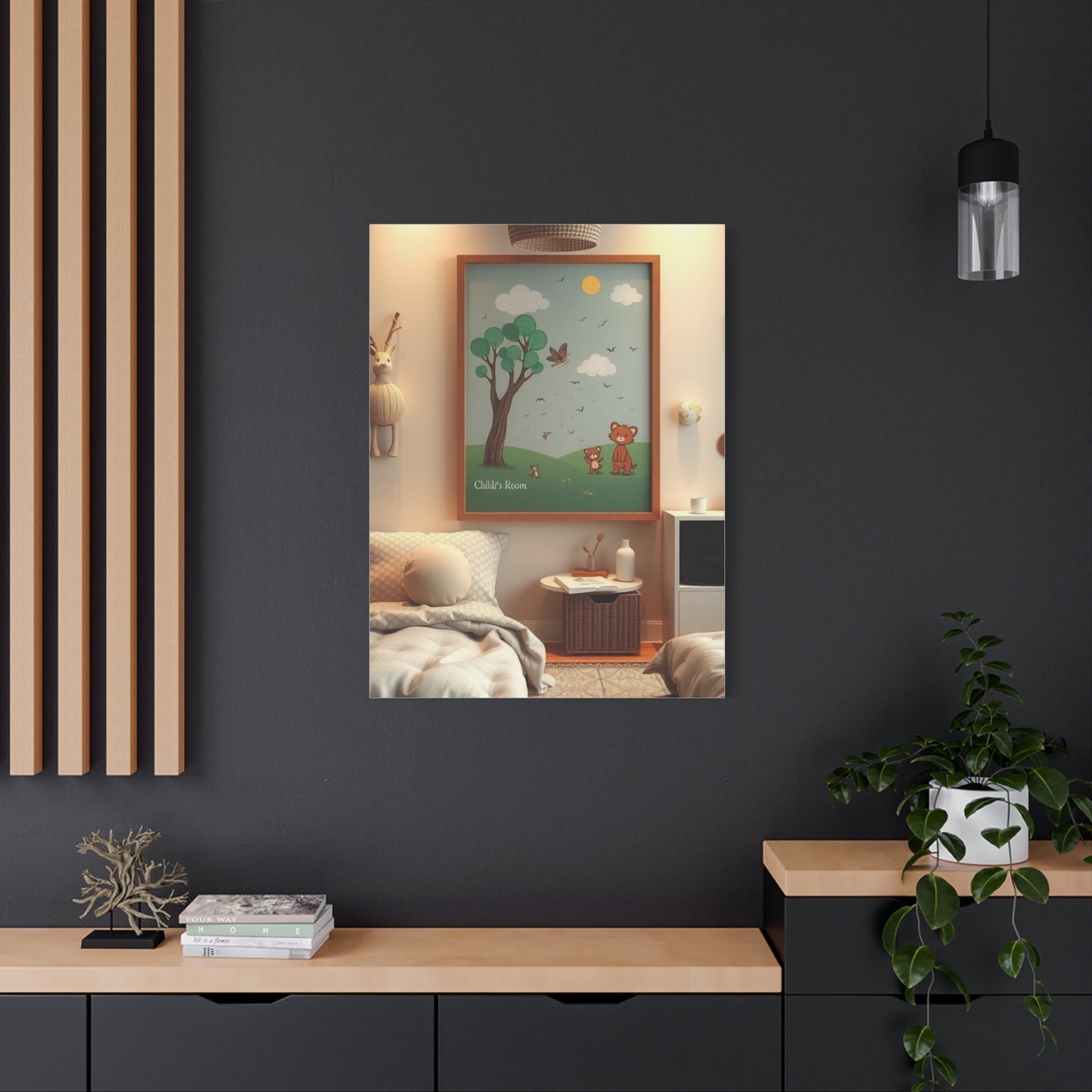 Whimsical Childhood Wall Art Wall Art & Canvas Print