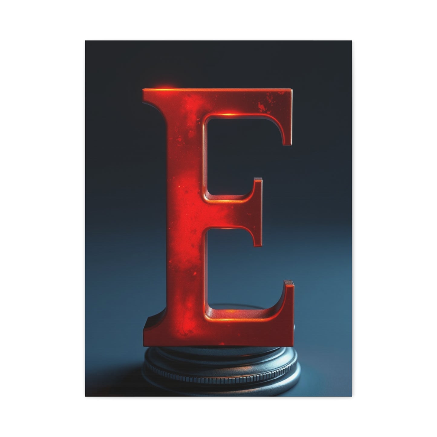 Vision The Letter E - Art Art Wall Art & Canvas Print