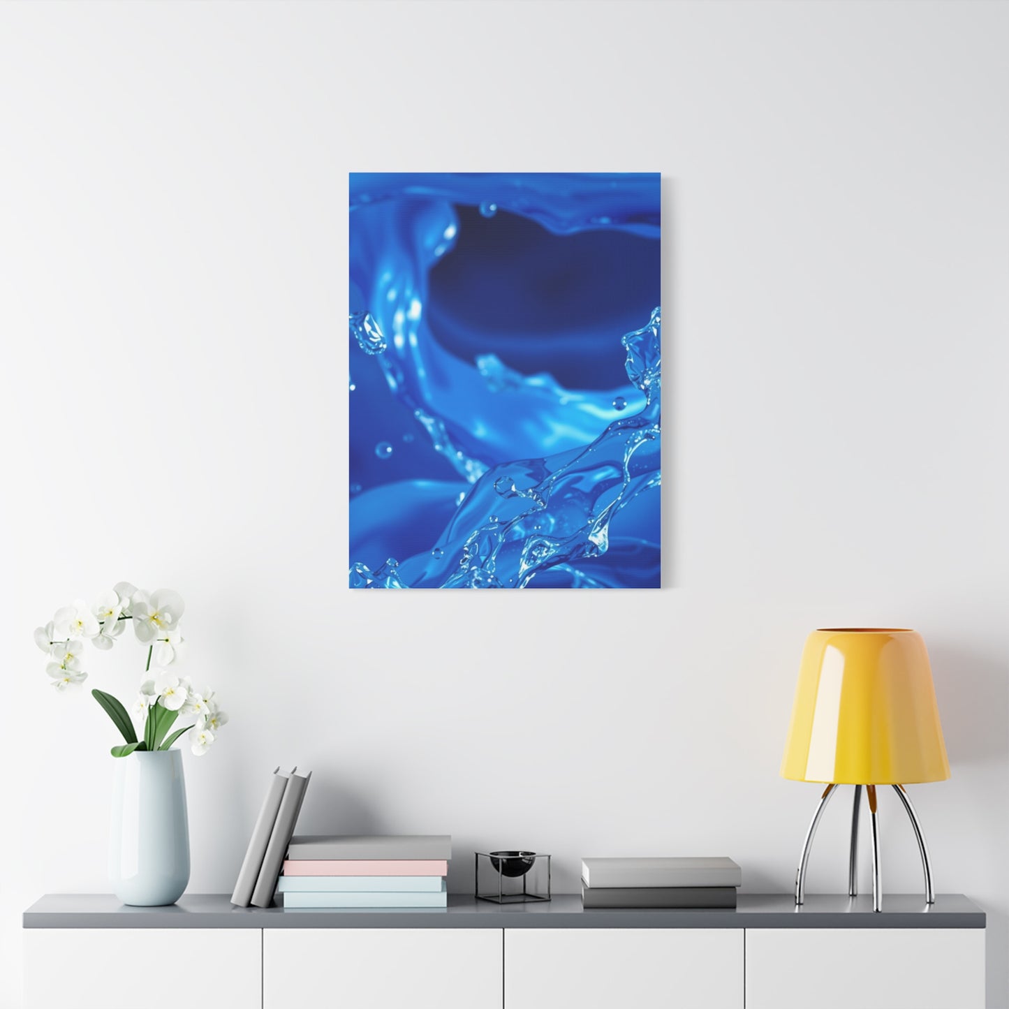 Sapphire Serenity Tableau Wall Art & Canvas Print