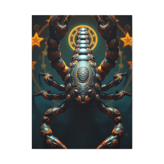Scorpius Elegance Canvas Wall Art & Canvas Print