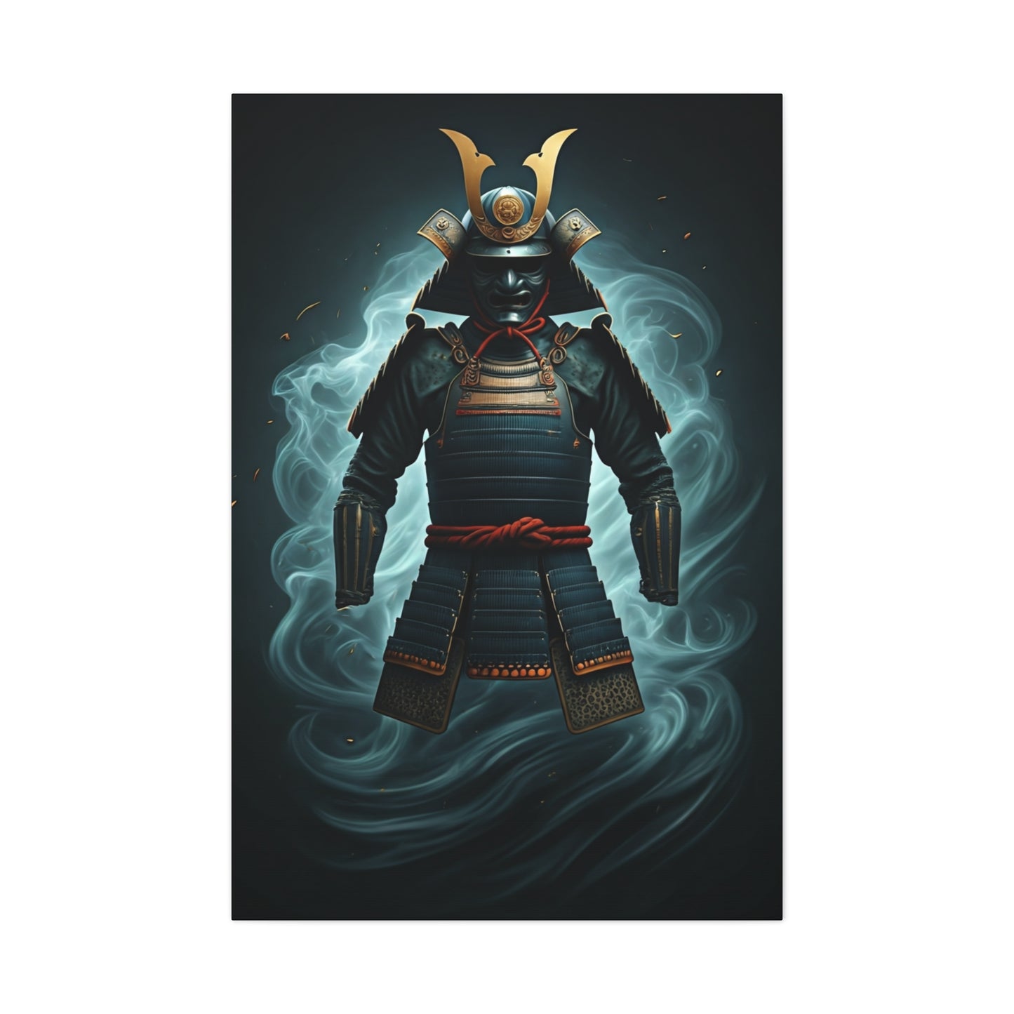 Spirit-Bound Samurai Armor Wall Art & Canvas Prints