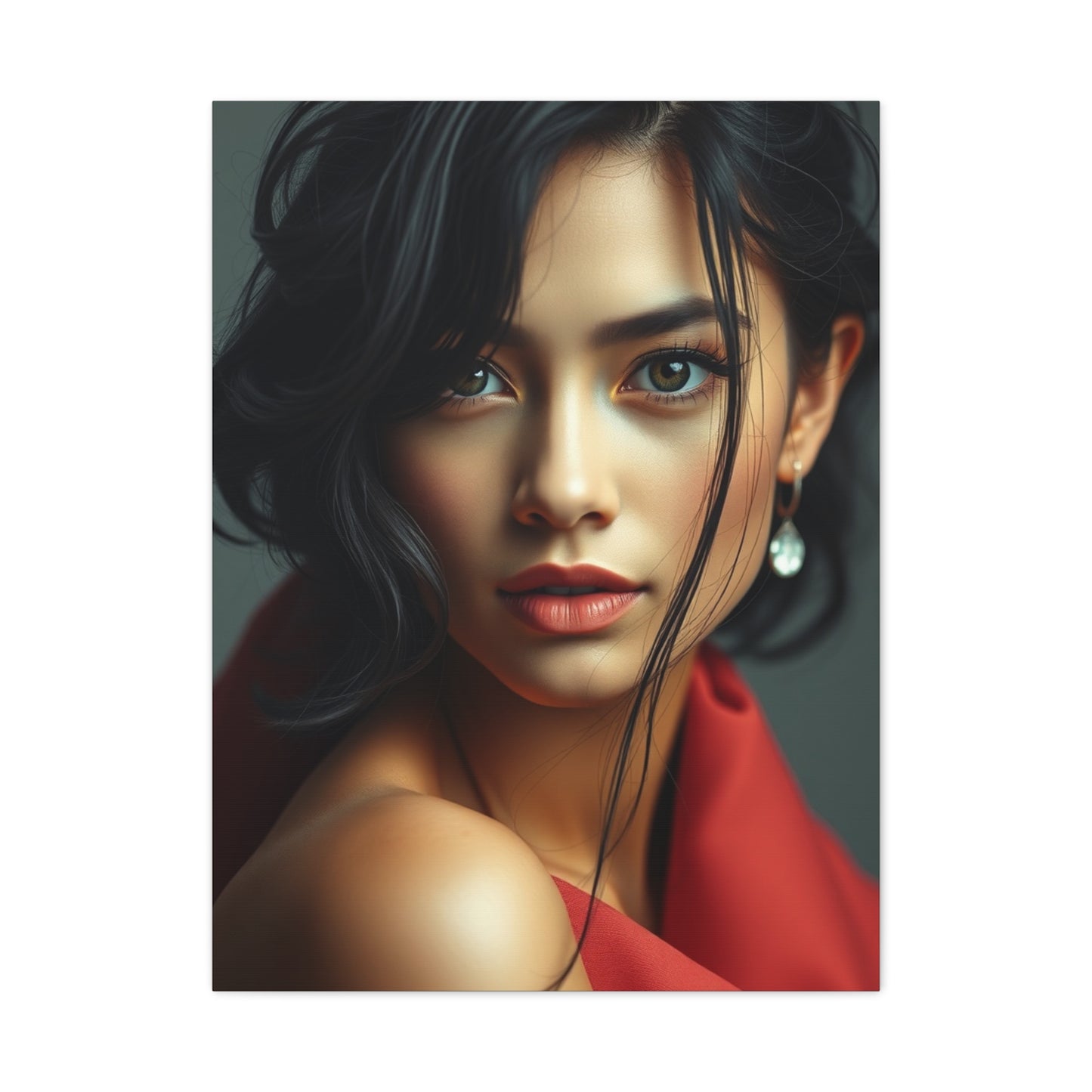 Luxurious Terra and Indigo Wall Art & Canvas Print