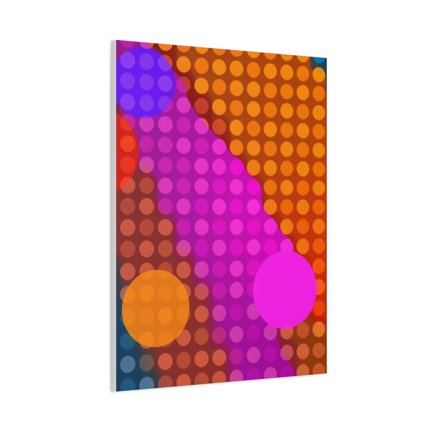 Vision Polka Dot Pattern Art Art Wall Art & Canvas Print