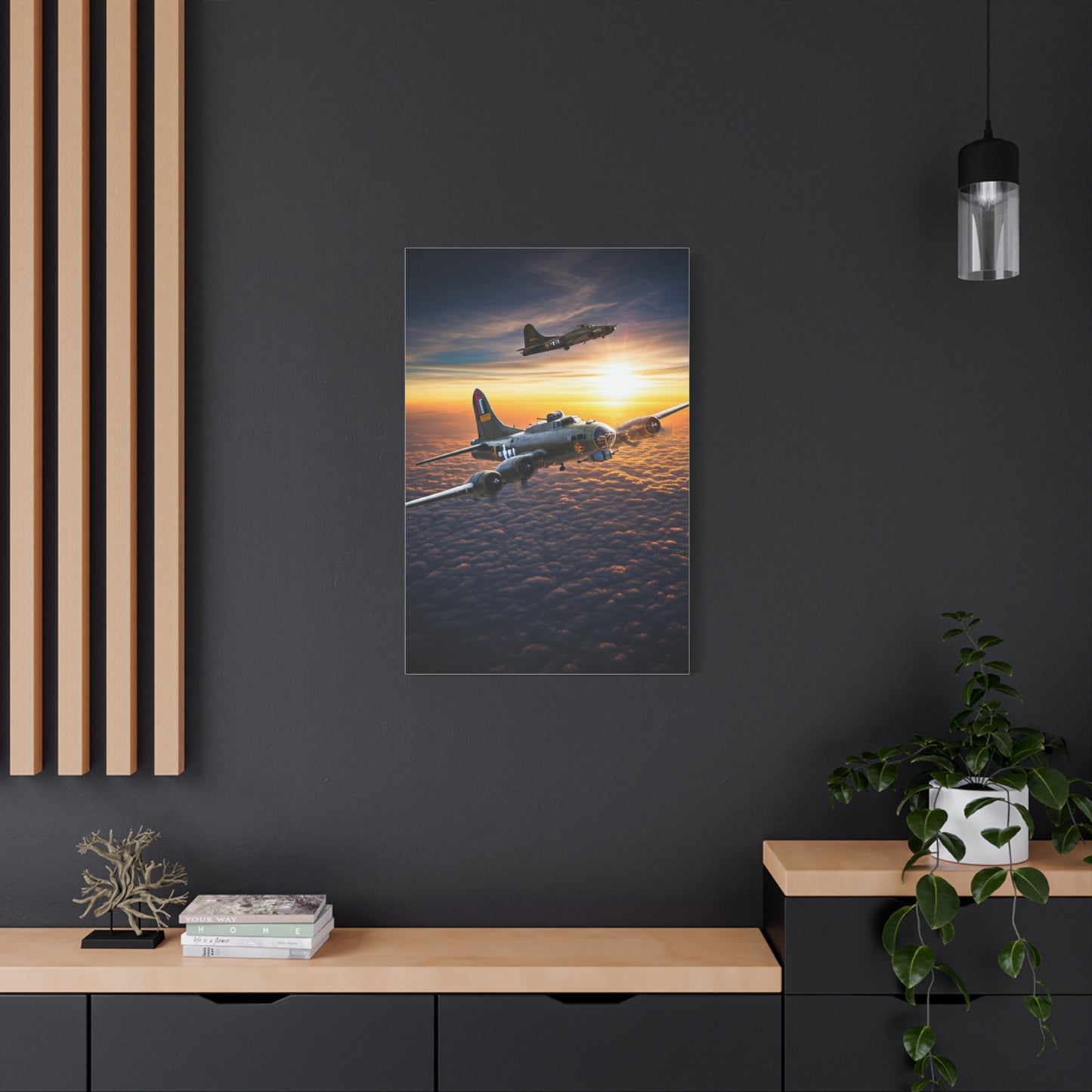 Sunset Squadron Patrol Flight Wall Art & Canvas Prints