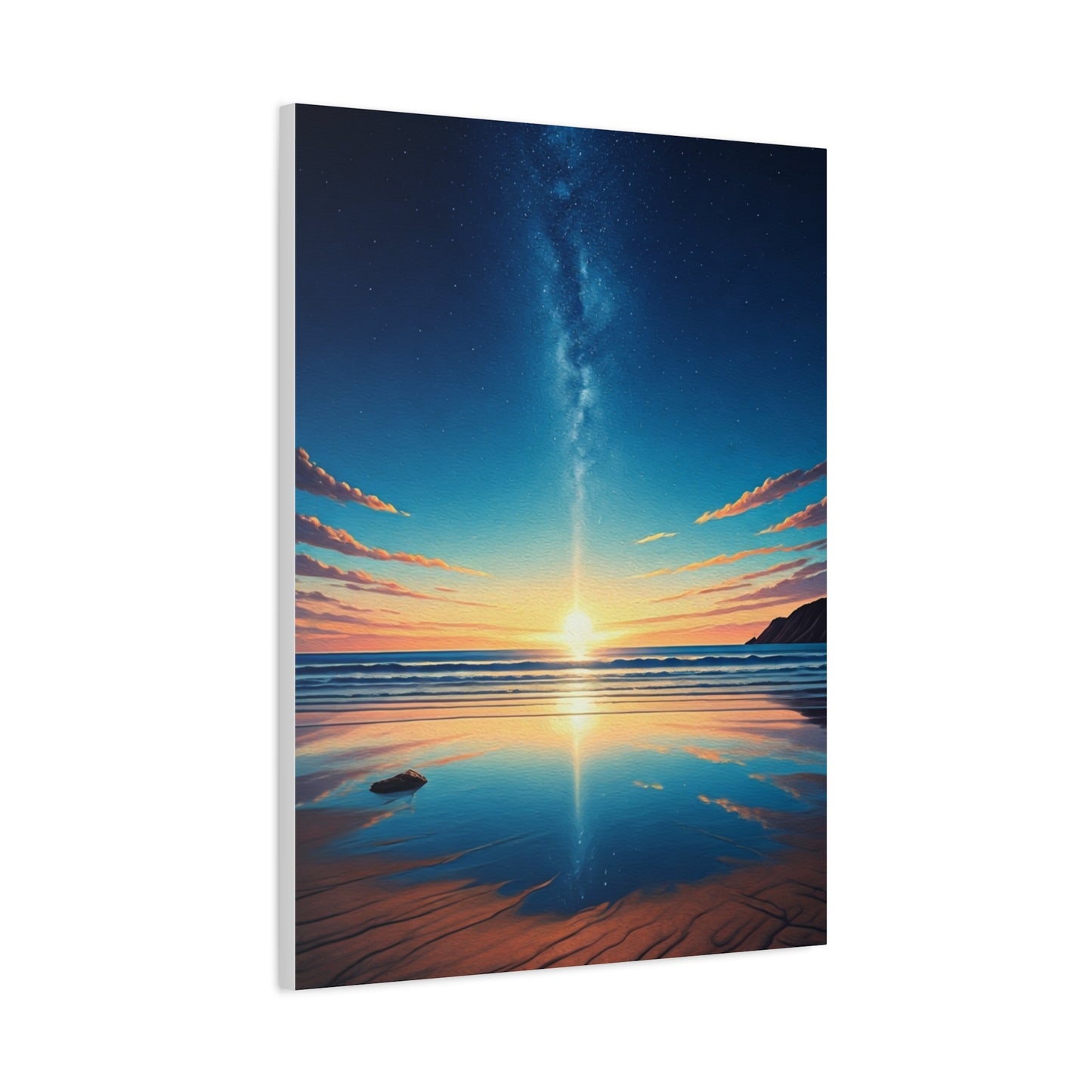 Starry Horizon Sunset Reflection Wall Art & Canvas Prints