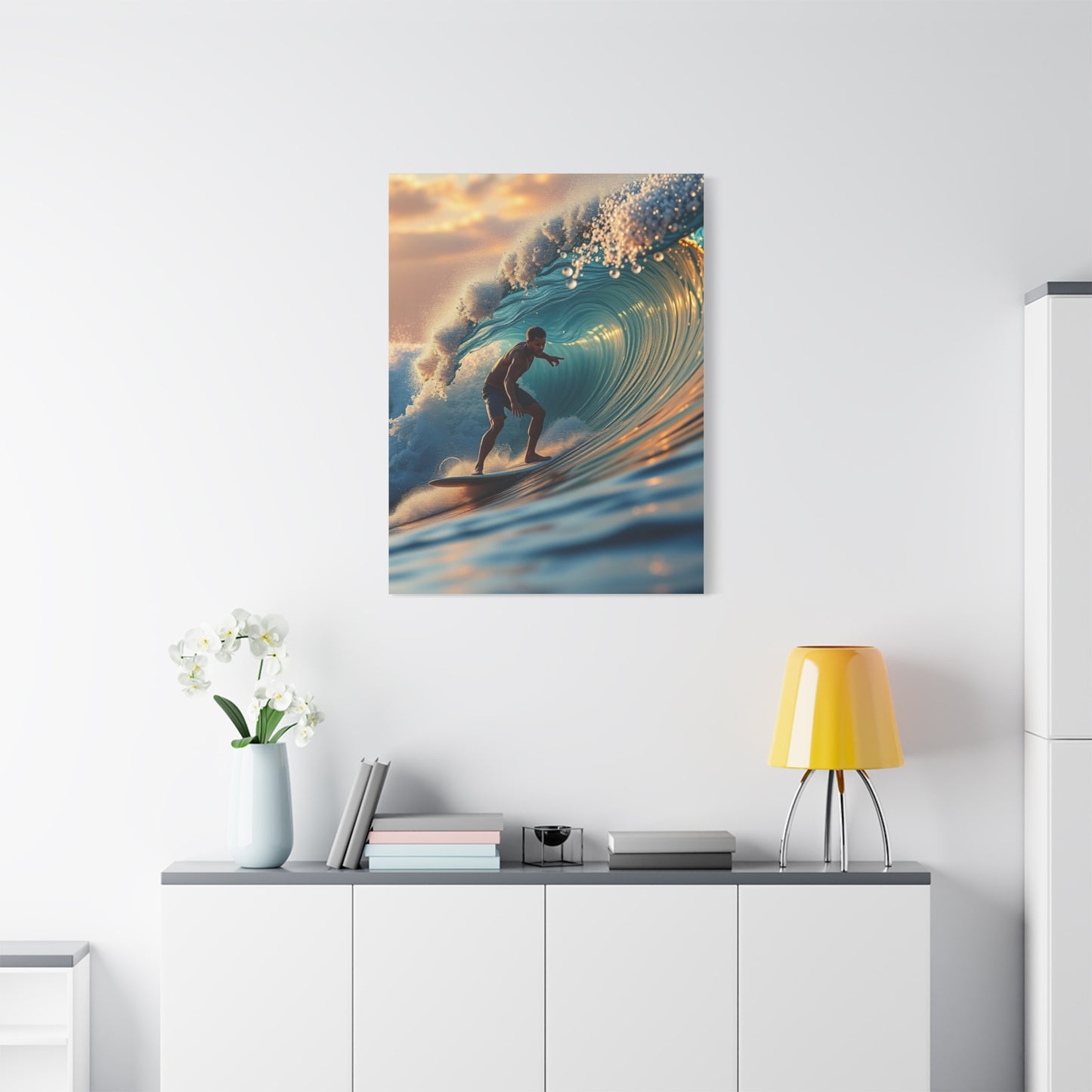 Wave Symphony Canvas Wall Art & Canvas Print